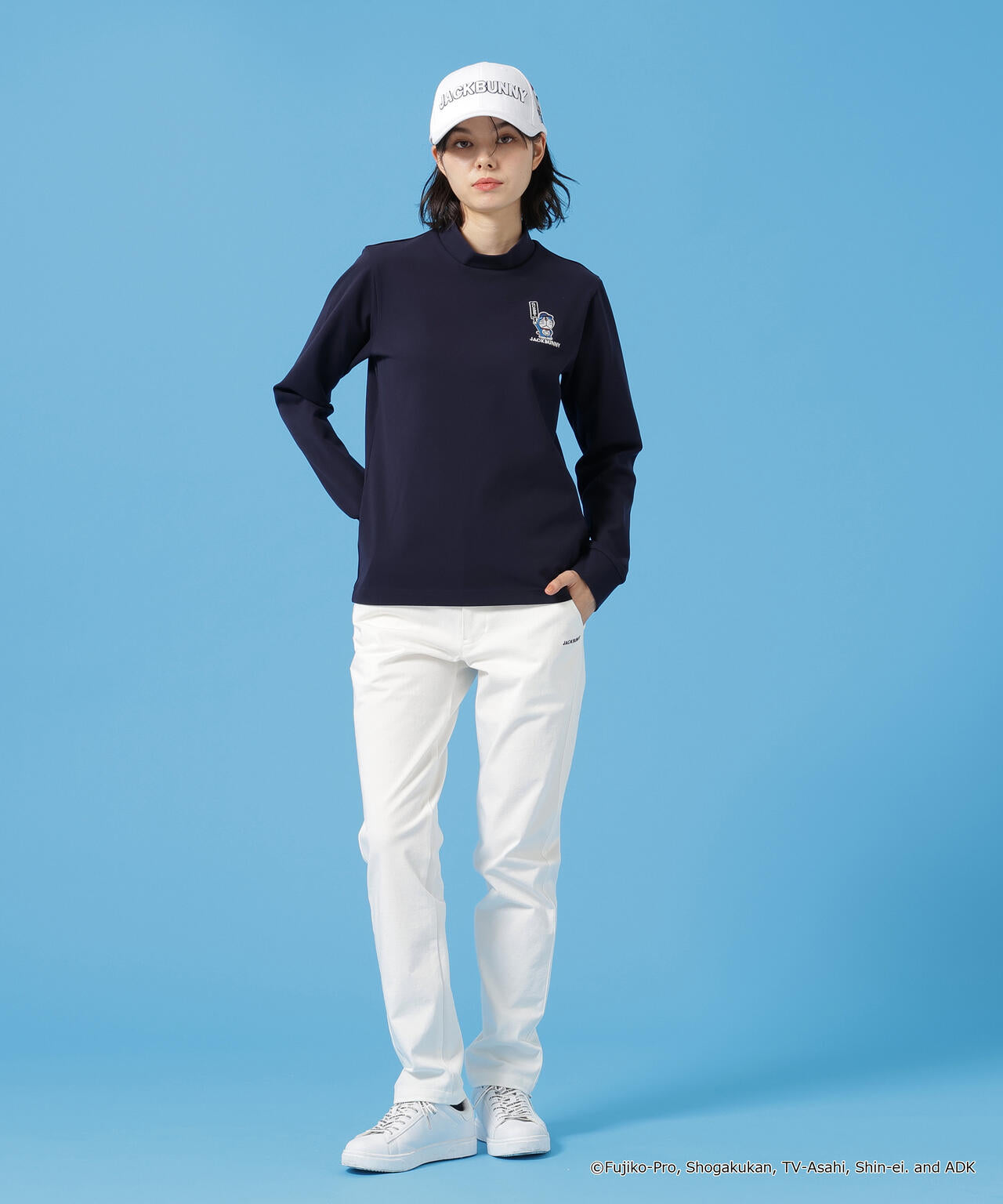 【ドラえもん】2WAYストレッチツイルロングパンツ