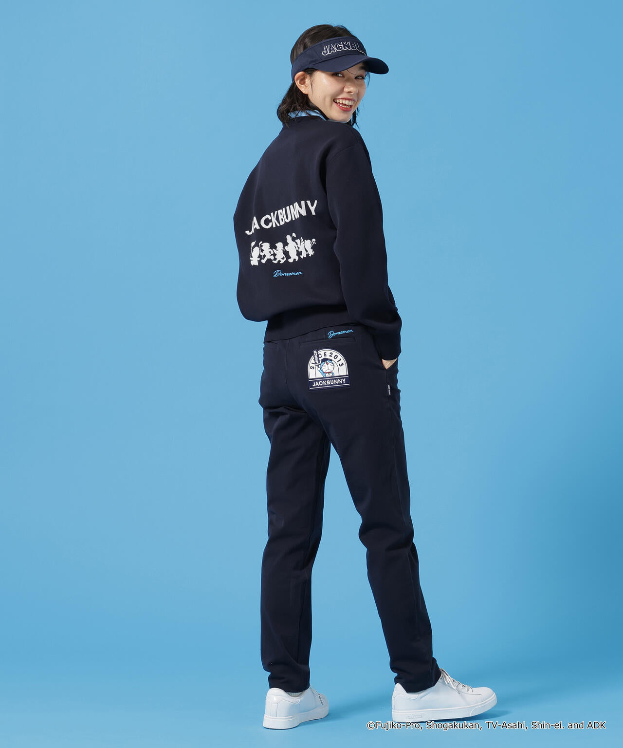 【ドラえもん】2WAYストレッチツイルロングパンツ