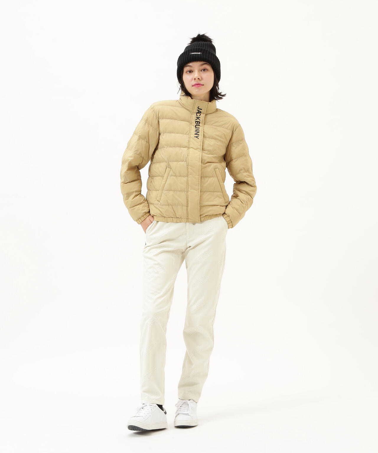 ラミネートスムース 裏地付きロングパンツ