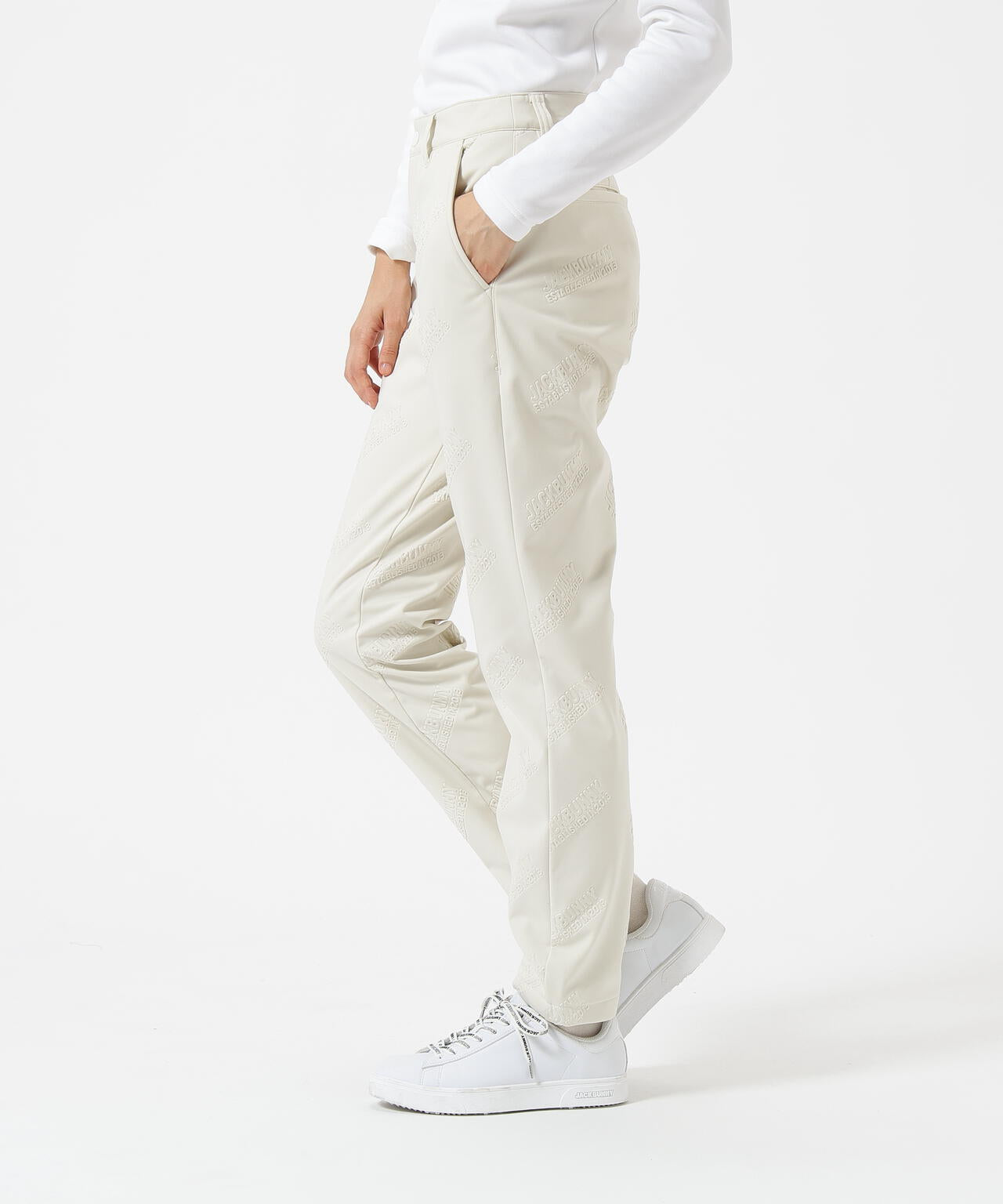 ラミネートスムース 裏地付きロングパンツ | Jack Bunny!!（ジャック