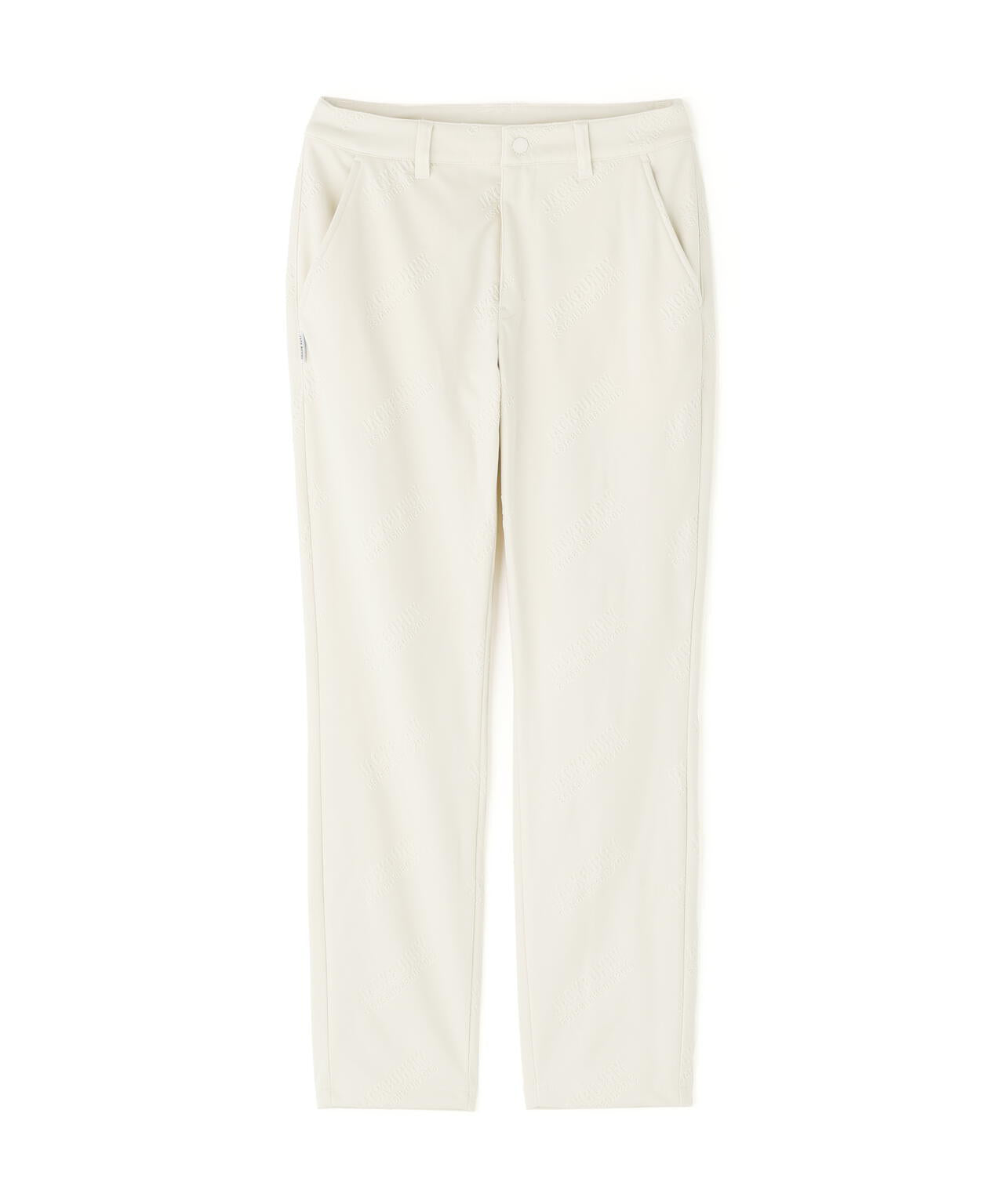 ラミネートスムース 裏地付きロングパンツ