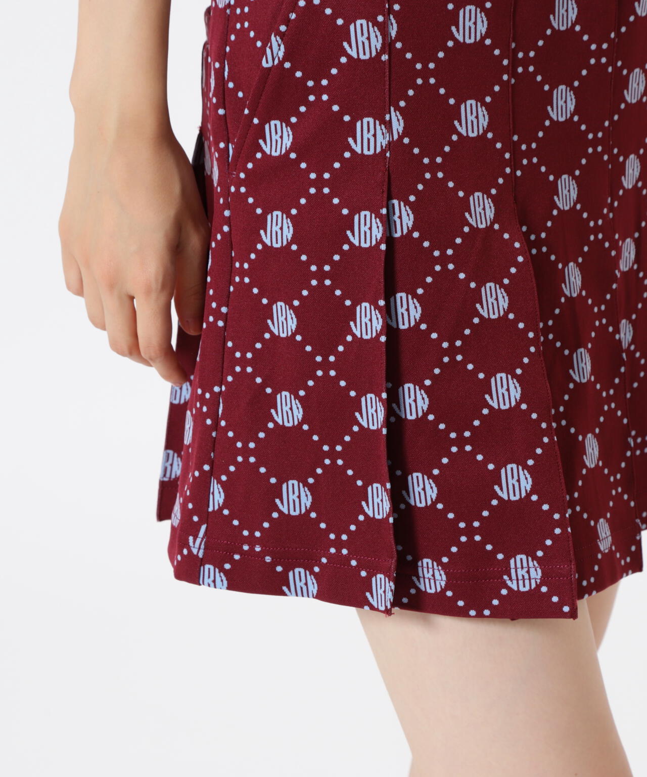 ロゴ モノグラムジャガードスカート