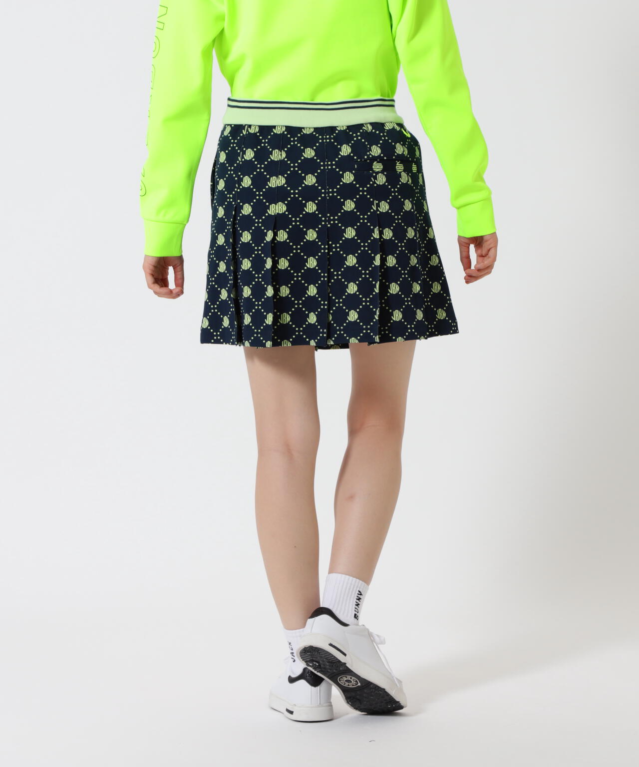 ロゴ モノグラムジャガードスカート