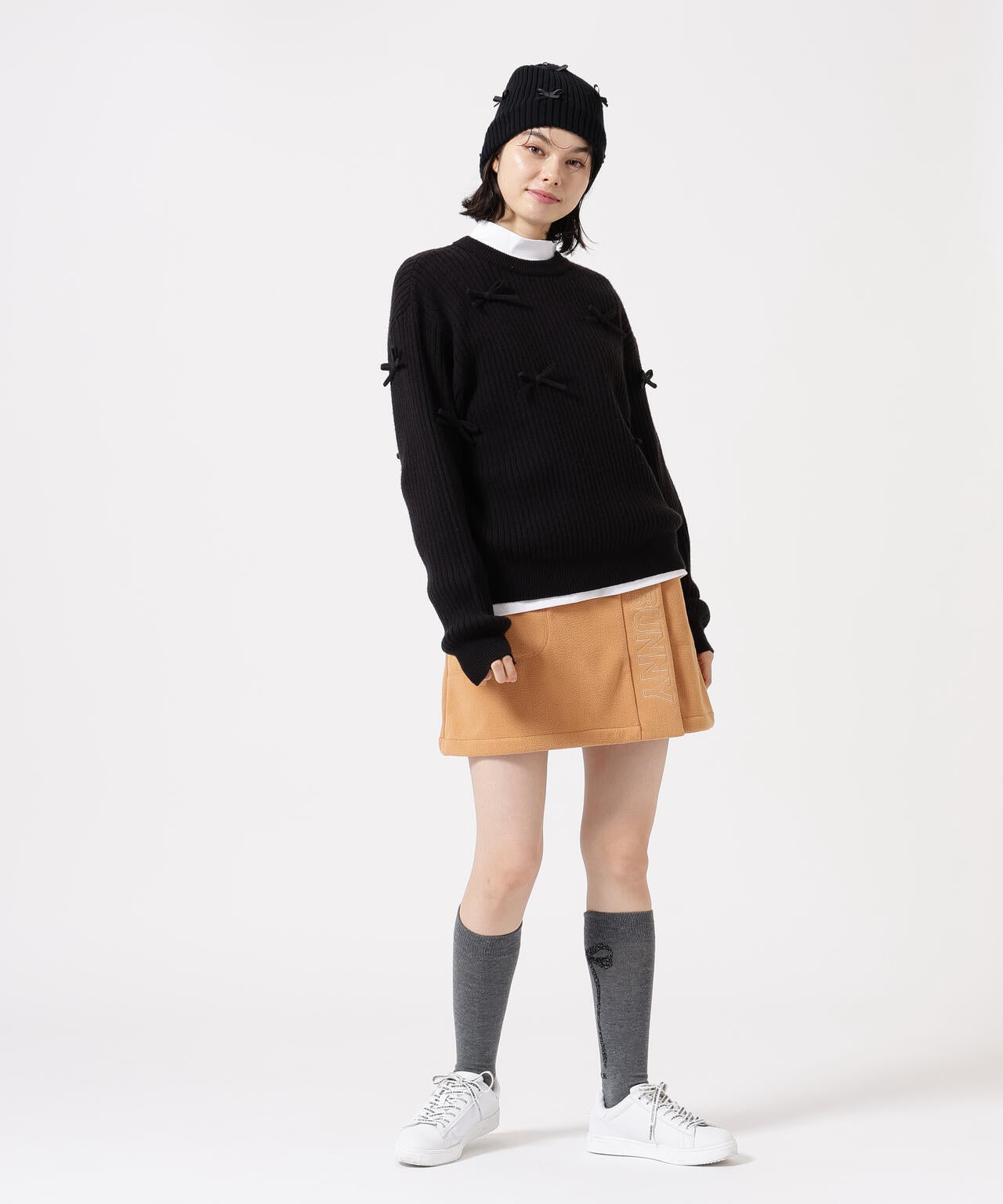 ブロッキーフリース スカート