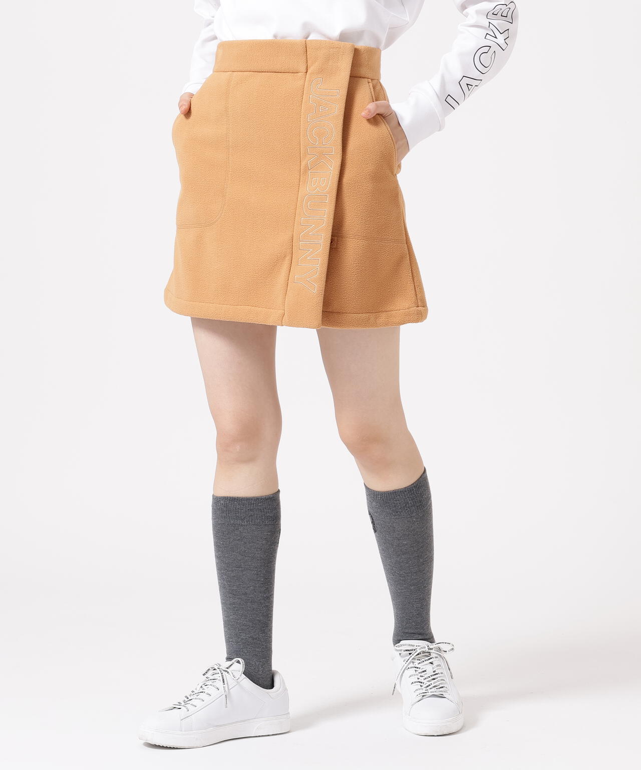 ブロッキーフリース スカート