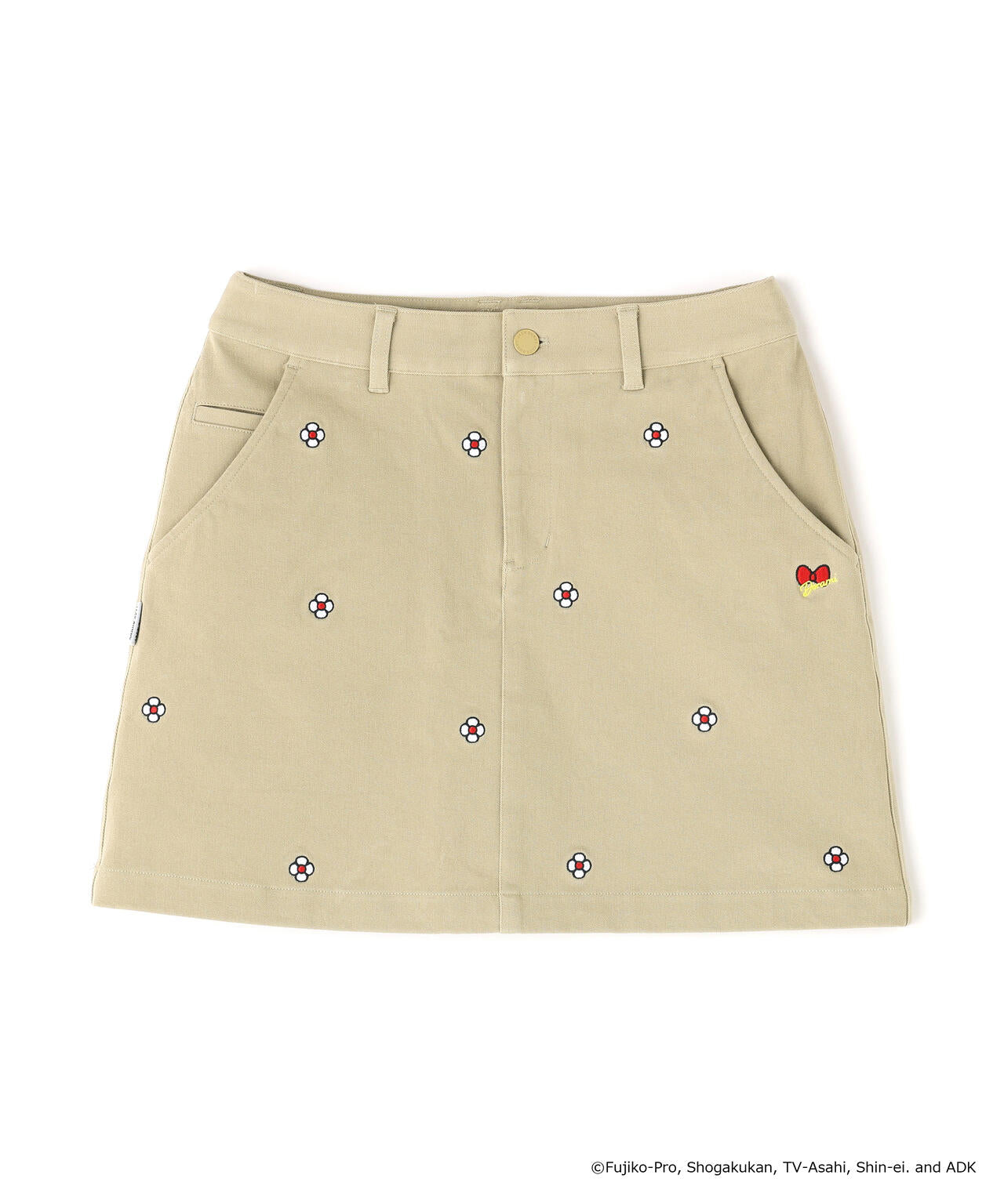 【ドラえもん】2WAYストレッチツイル総柄スカート