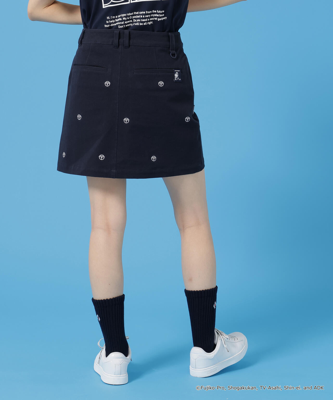 ドラえもん】2WAYストレッチツイル総柄スカート | Jack Bunny