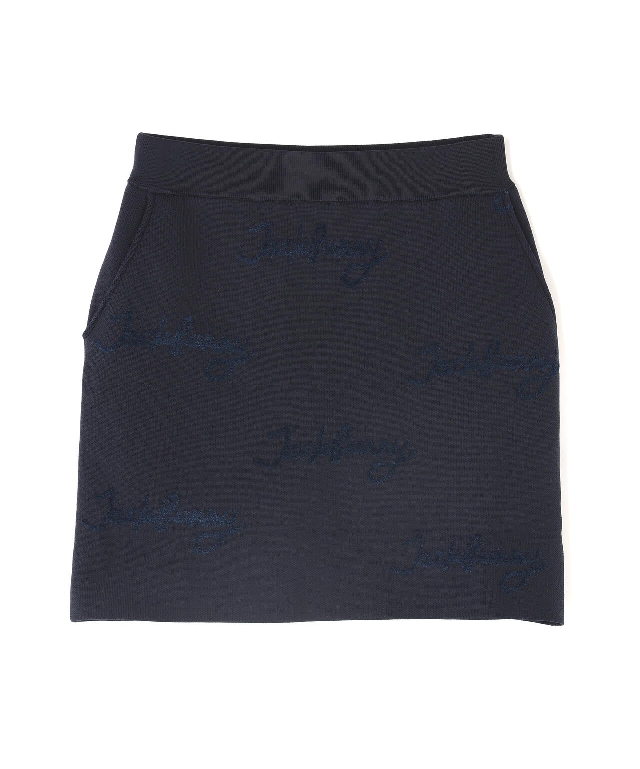 12Gダブルジャガードニットスカート