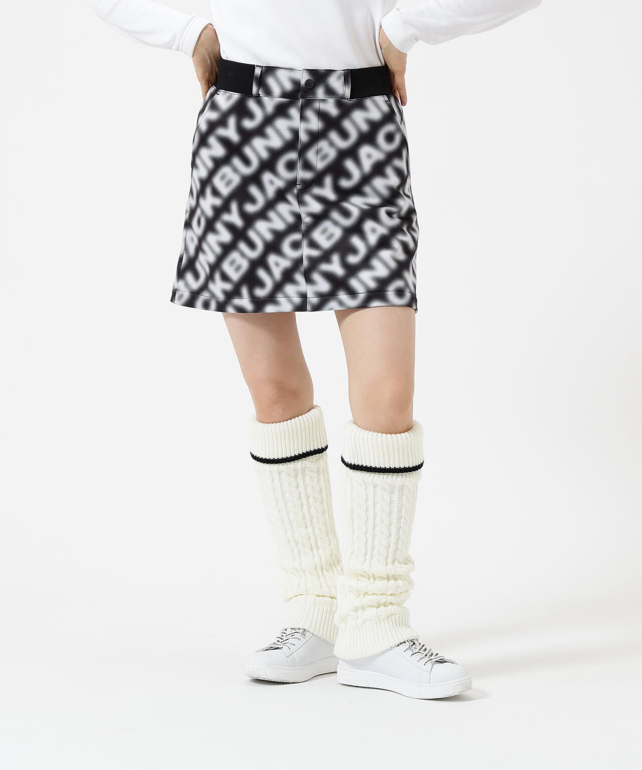 エアシャット裏フリース防風スカート