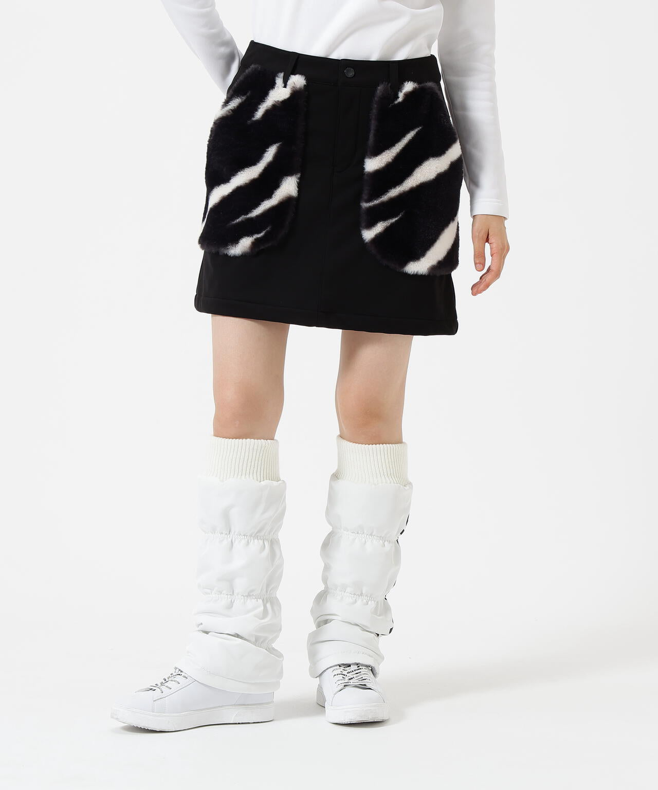 ラミネートスムース 裏地付きスカート | Jack Bunny!!（ジャックバニー