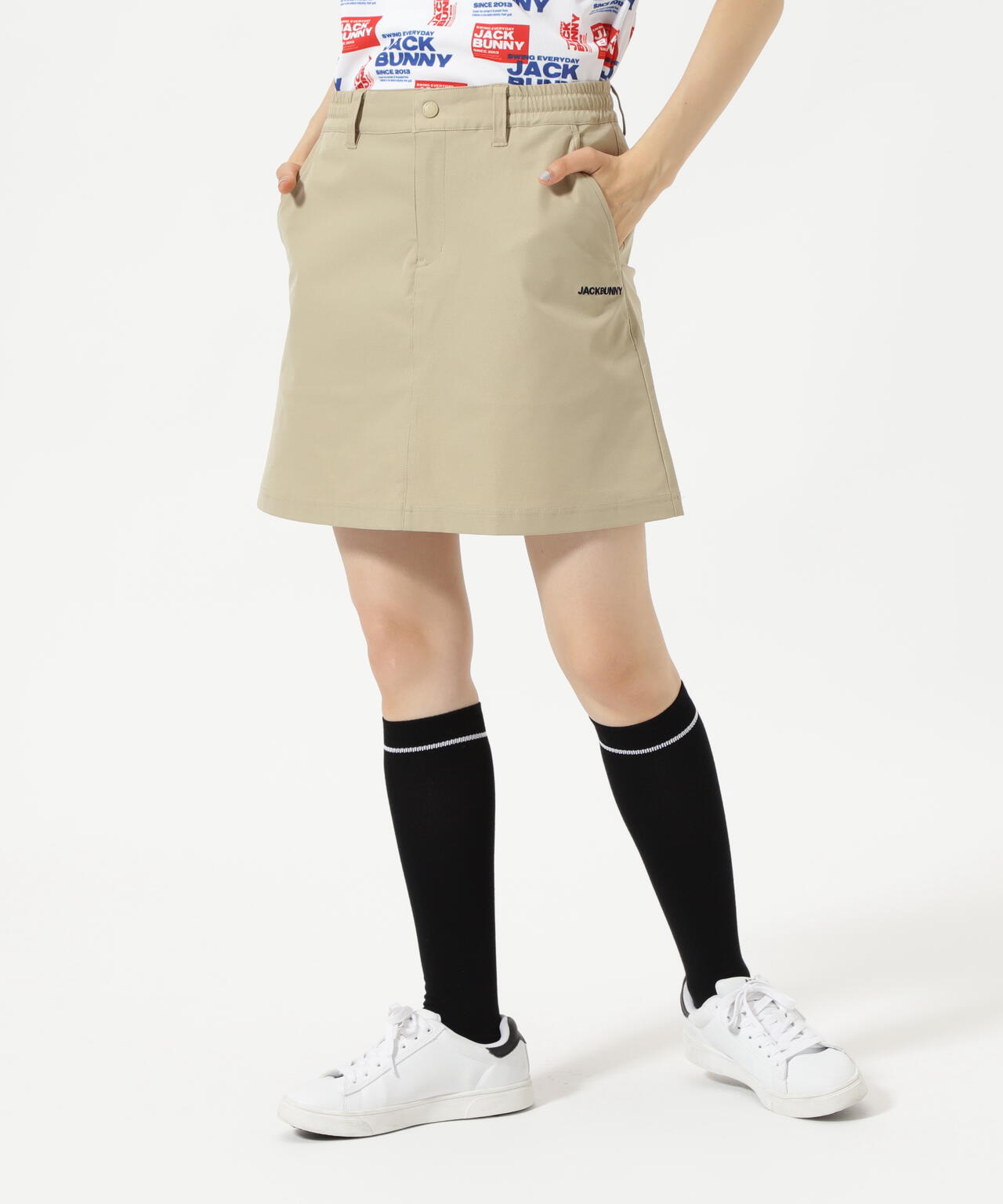 【直営店舗&公式オンライン限定】ポリエステルツイルスカート