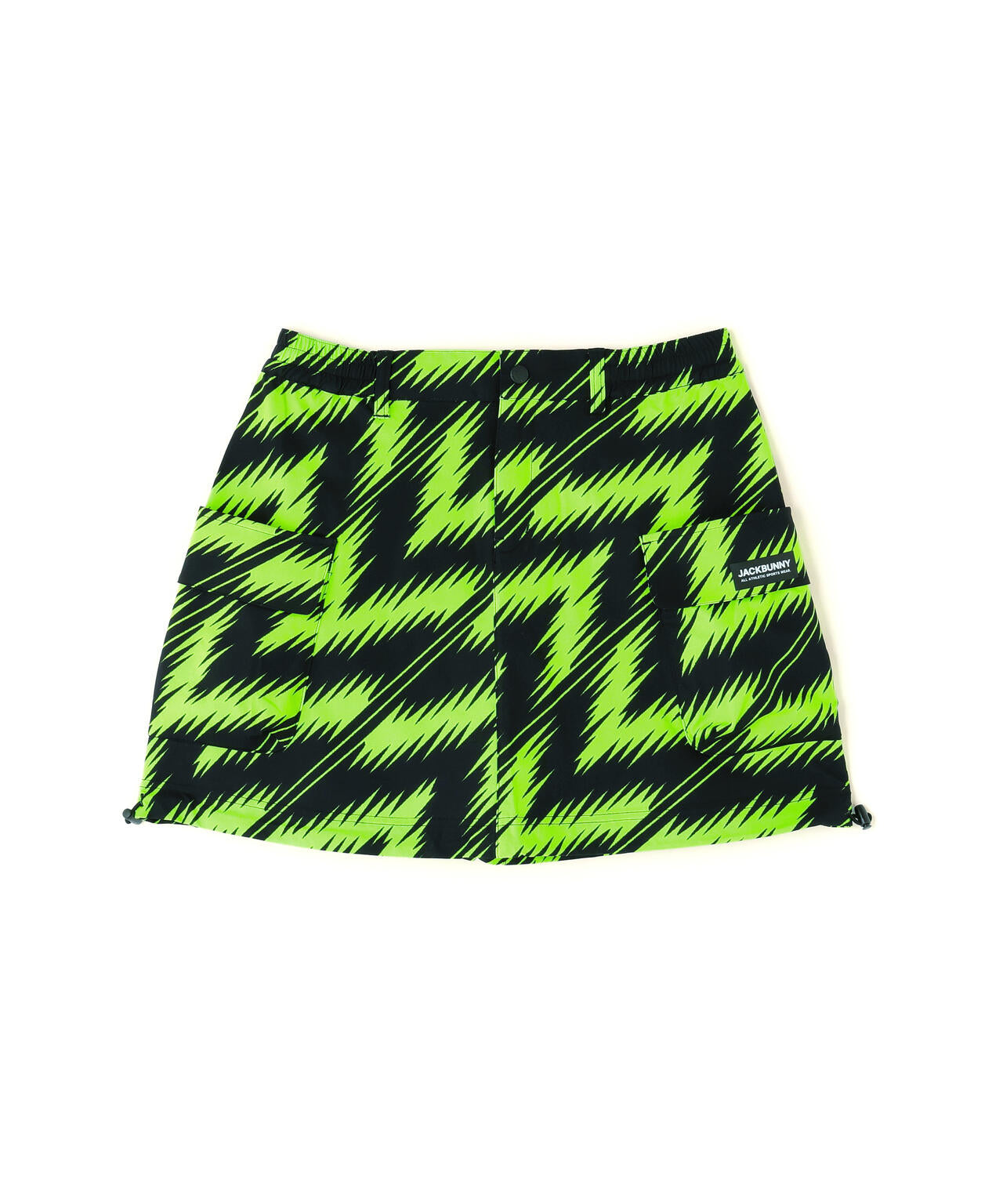 ストレッチ二重織プリント スカート