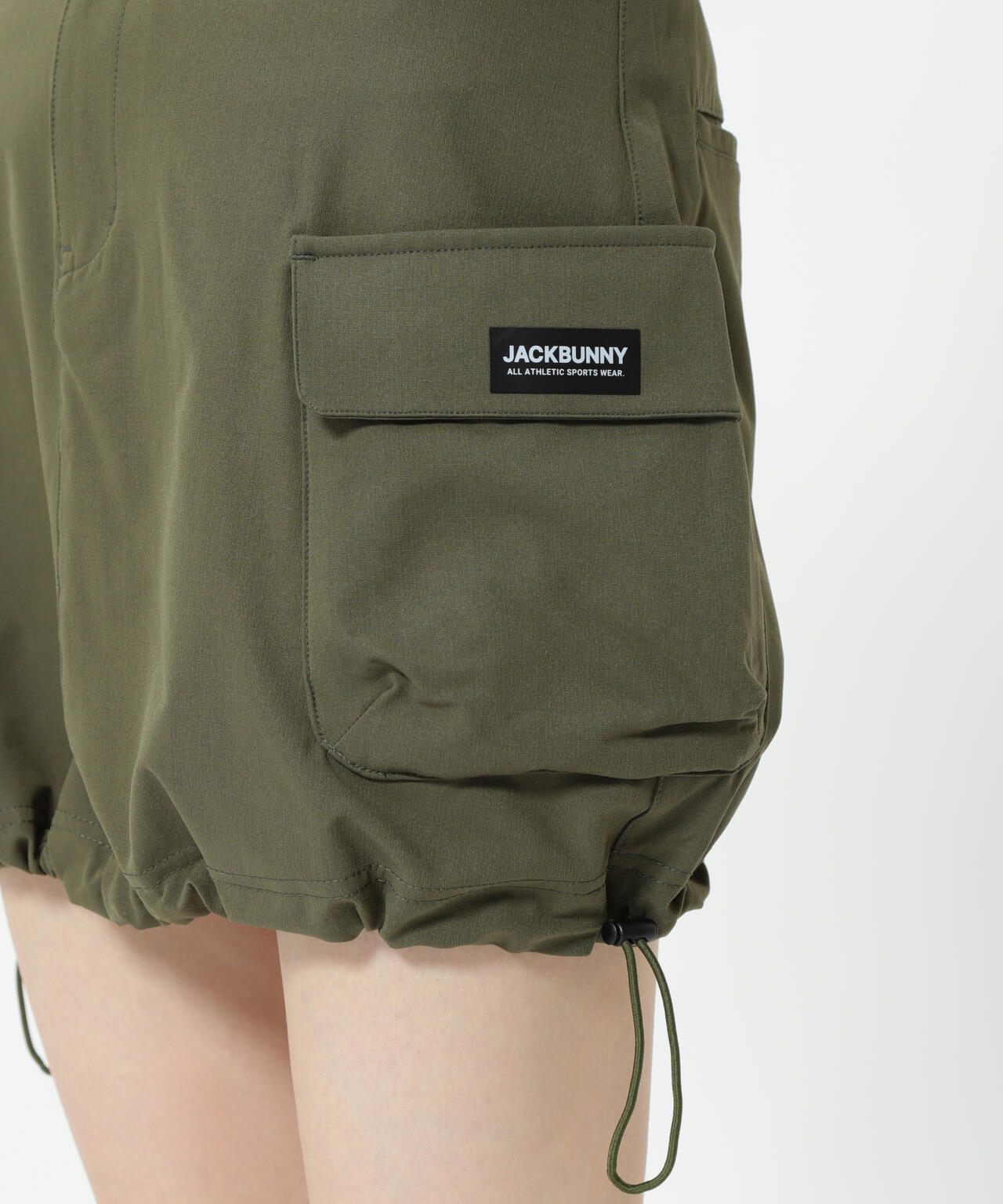 ストレッチ二重織プリント スカート