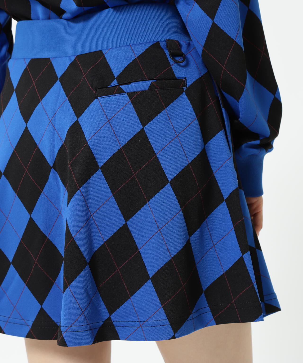 アーガイルジャガードスカート
