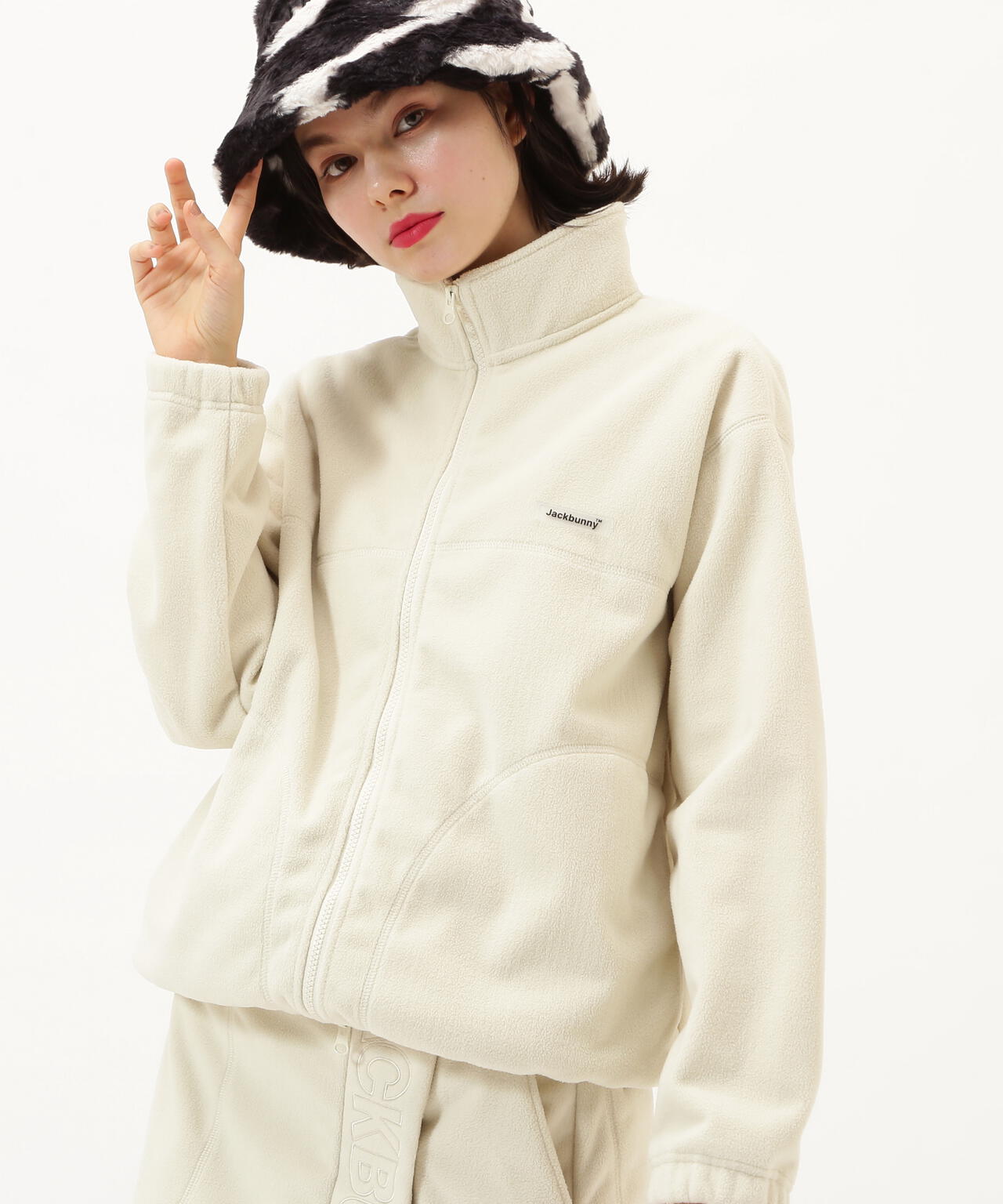 ブロッキーフリース フルジップブルゾン | Jack Bunny!!（ジャック