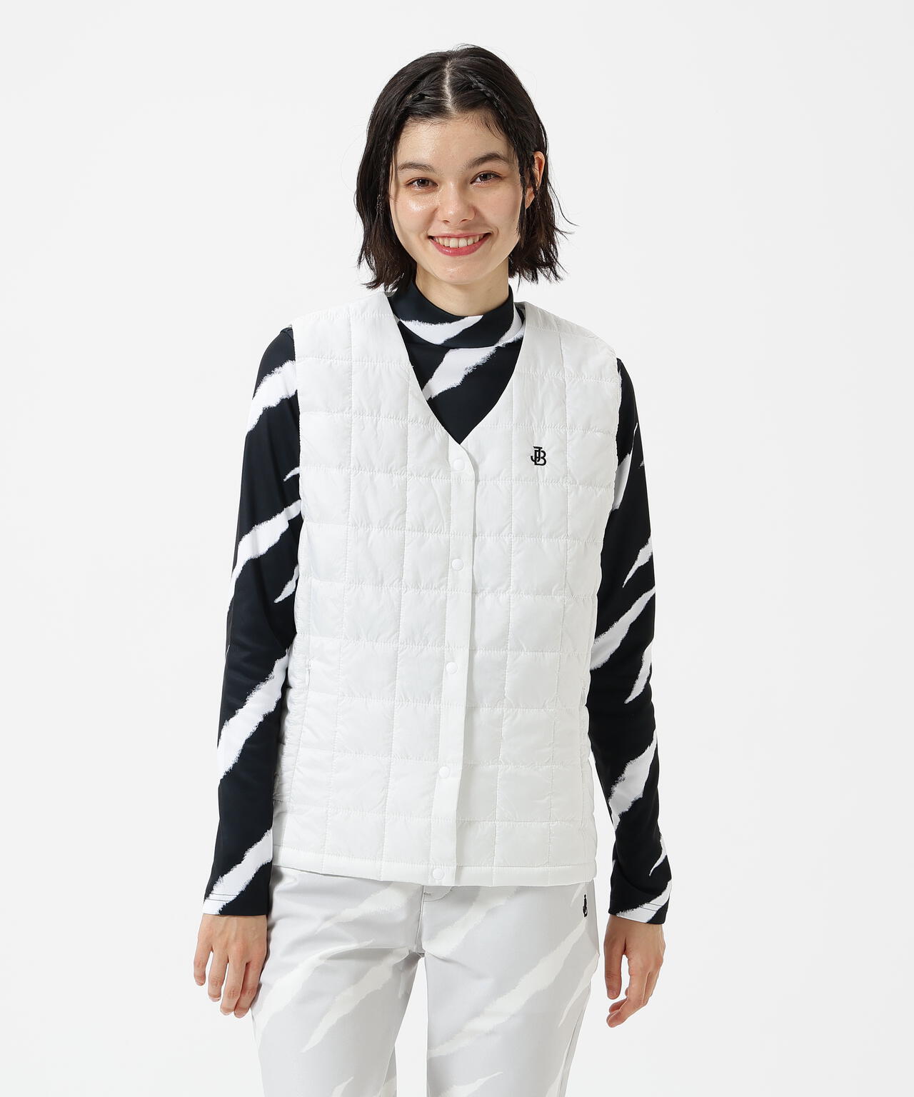 Jack Bunny!! ジャックバニー　ゴルフウェア　中綿ジャケット　ベスト JACK BUNNY(ジャックバニー) ベスト｜中古ゴルフウェア通販