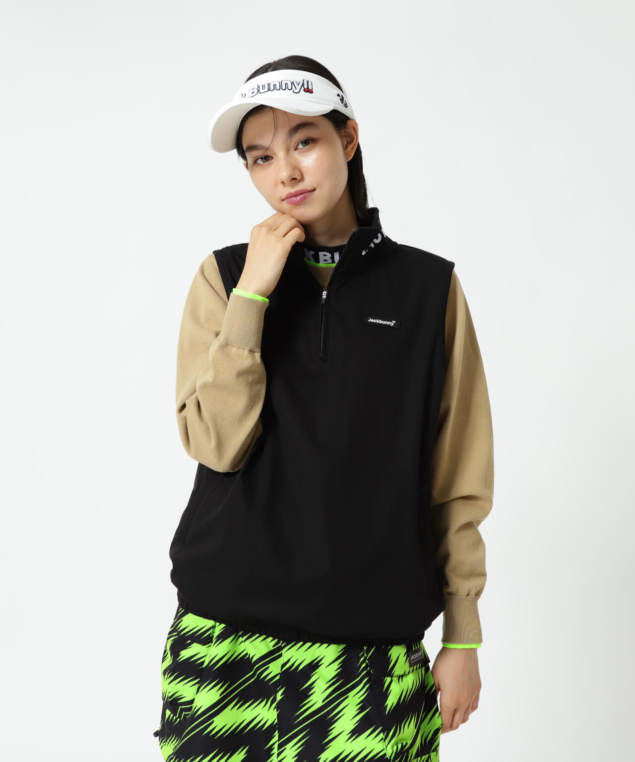 ライトスムースベスト フルジップベスト