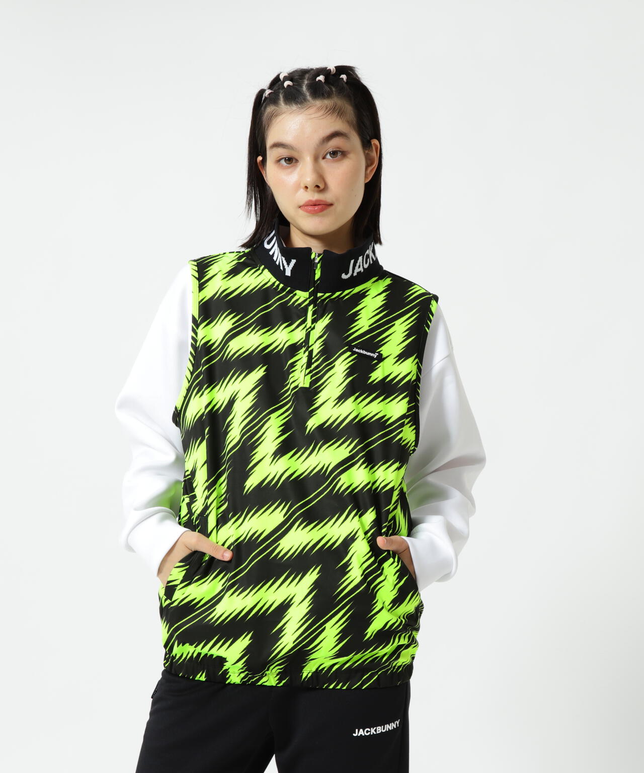 ライトスムースベスト フルジップベスト