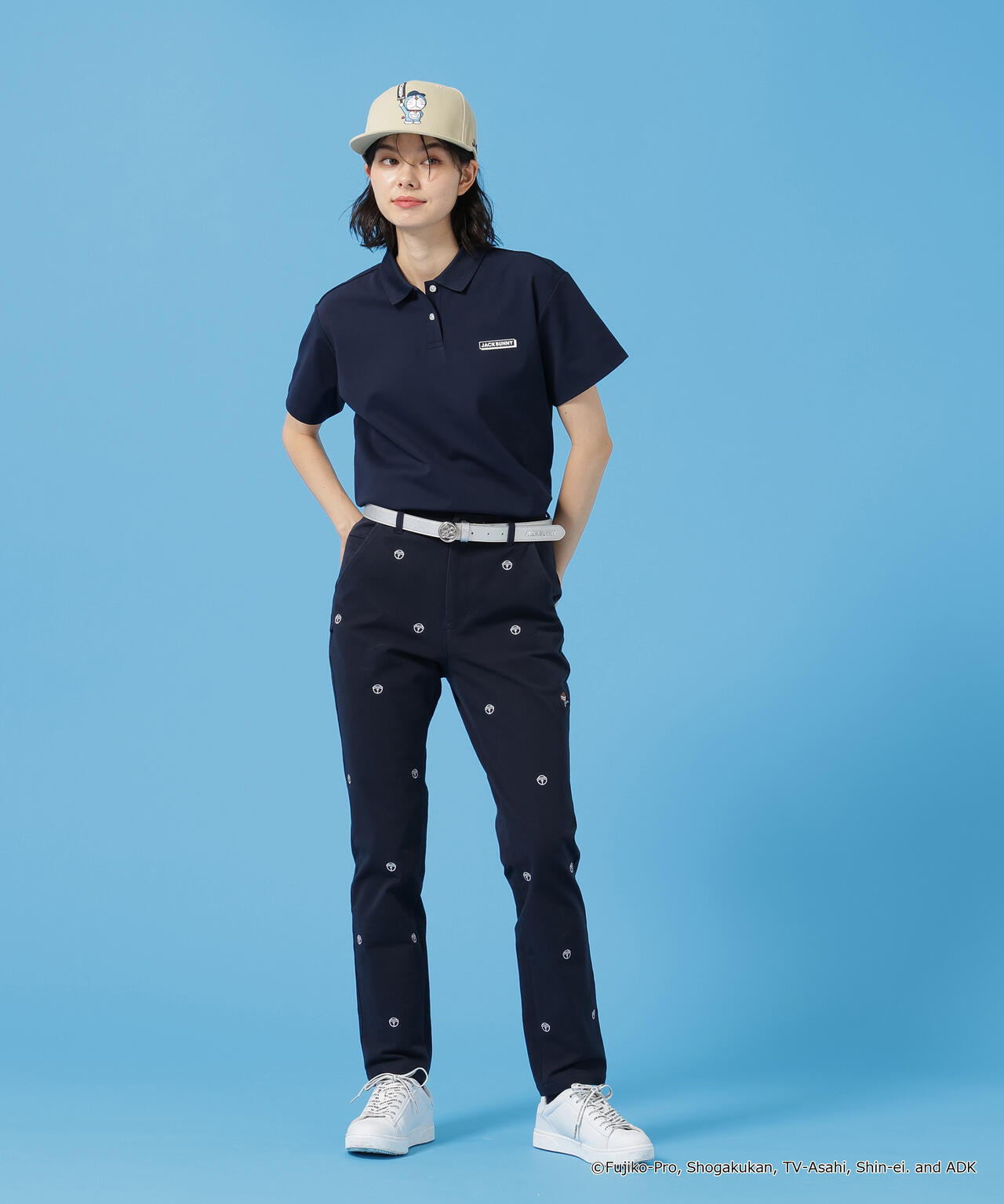 【ドラえもん】PEカノコ半袖ポロシャツ