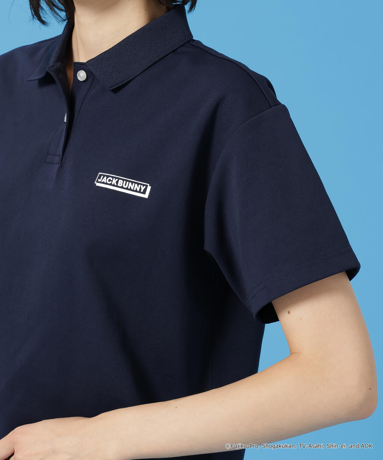 新品 ジャックバニー Jack Bunny!! ドラえもん 半袖ポロシャツ 黒 中古 レディース ジャックバニー Jack Bunny!! 半袖ポロシャツ 1