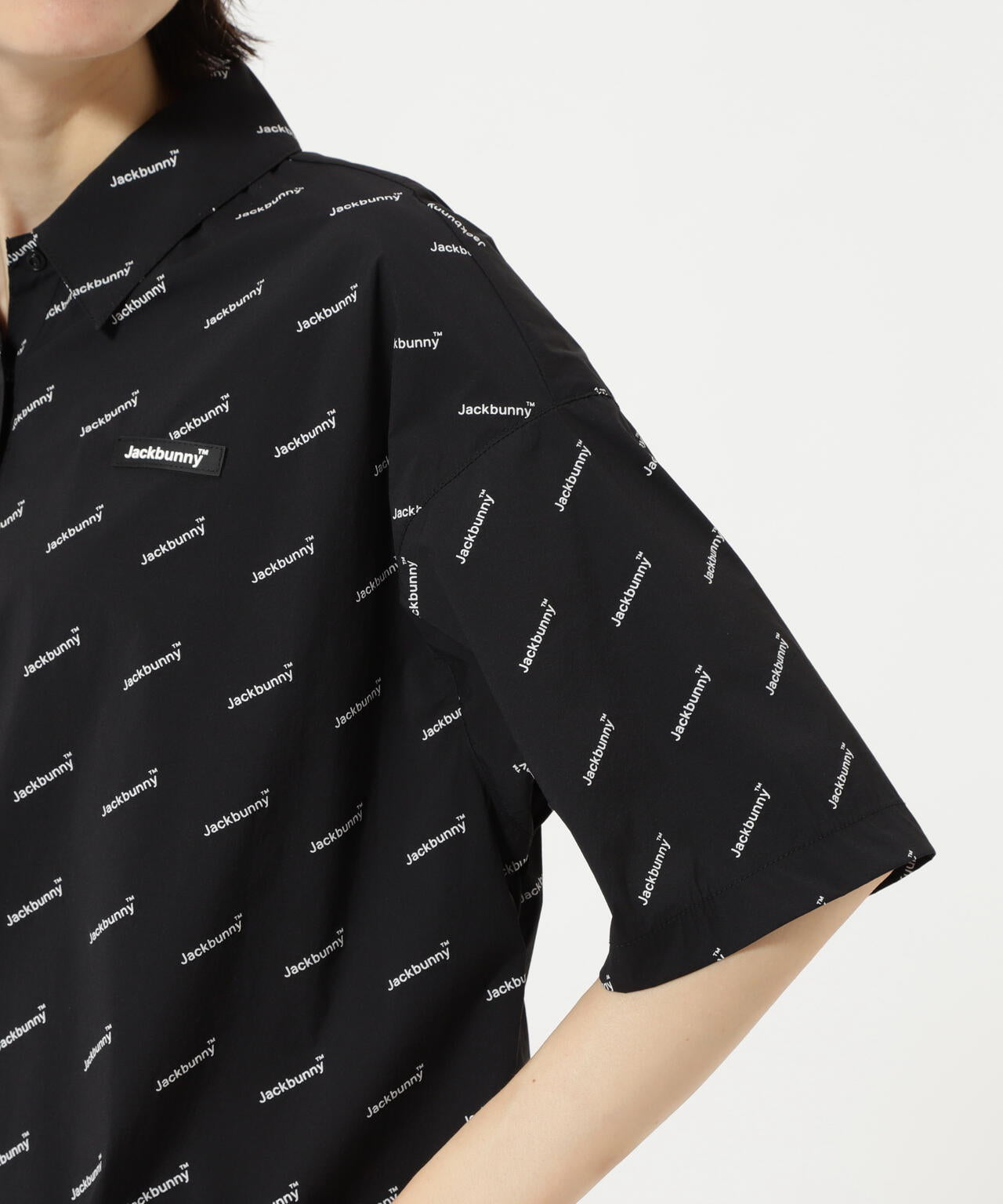 ナイロンタフタ半袖ポロシャツ