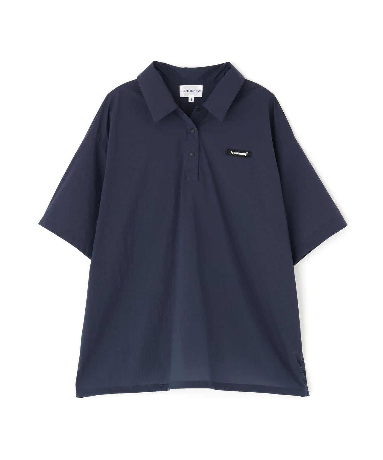 ナイロンタフタ半袖ポロシャツ