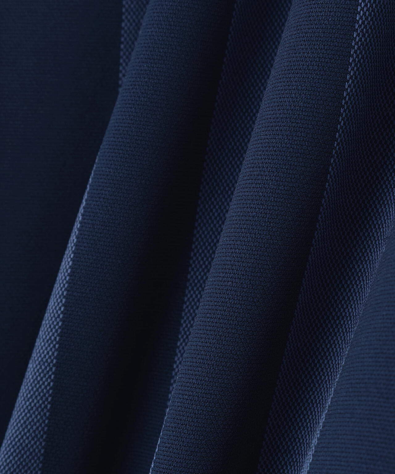 ストライプジャガード半袖ポロシャツ