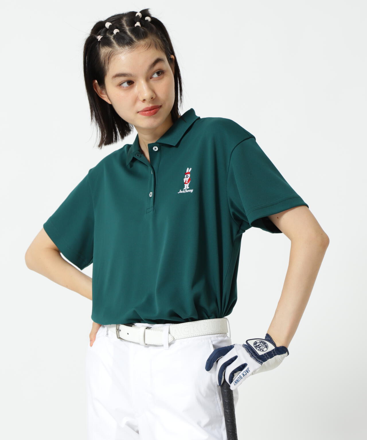 直営店舗&公式オンライン限定】うさぎ刺繍PEポロシャツ | Jack