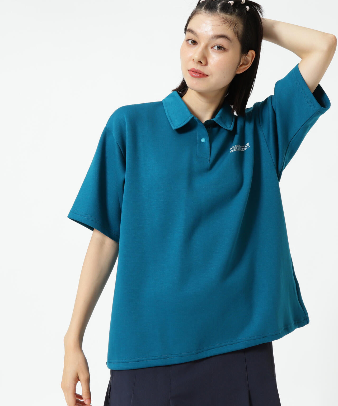 T/Rダンボール五分袖ポロシャツ