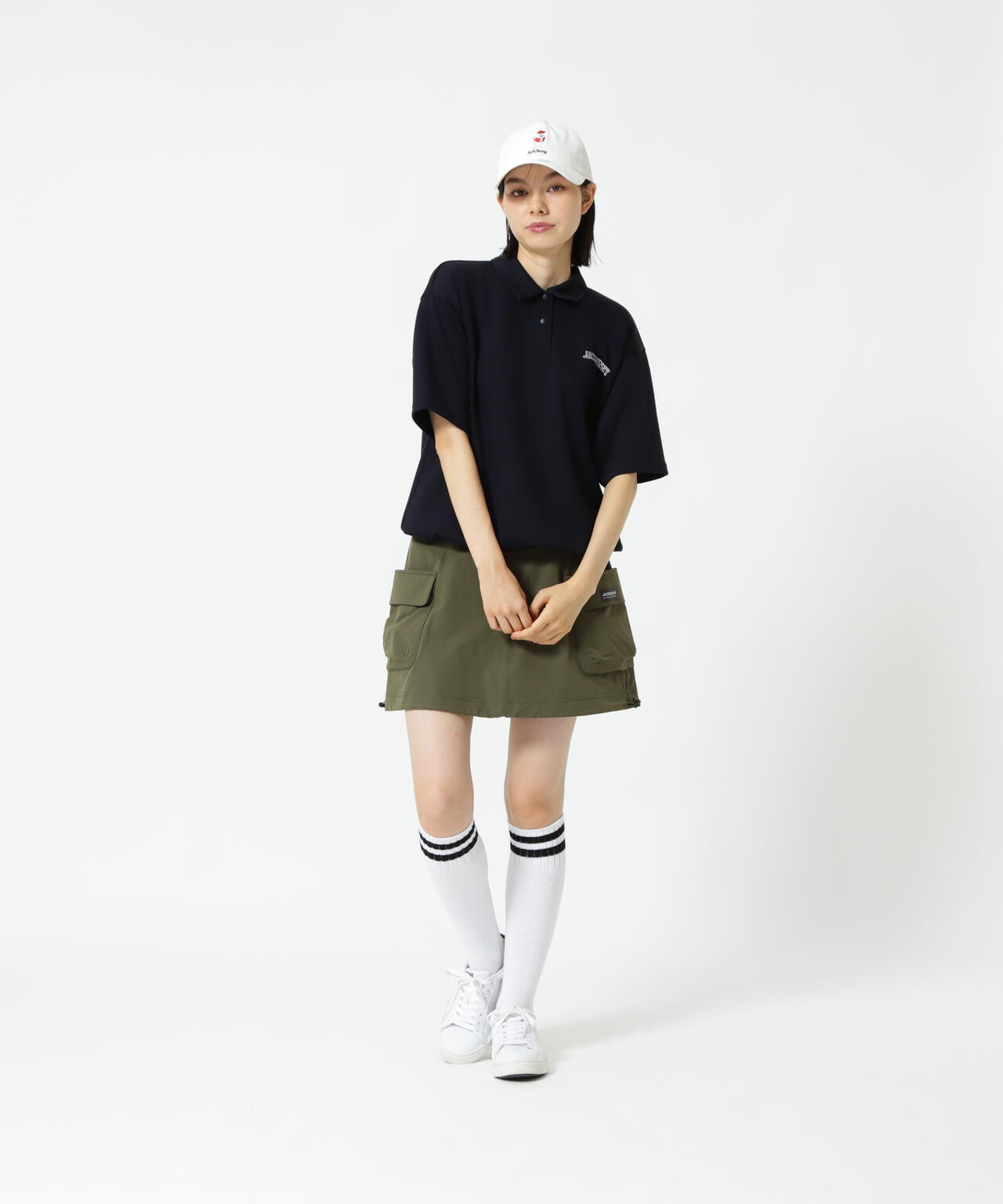 T/Rダンボール五分袖ポロシャツ