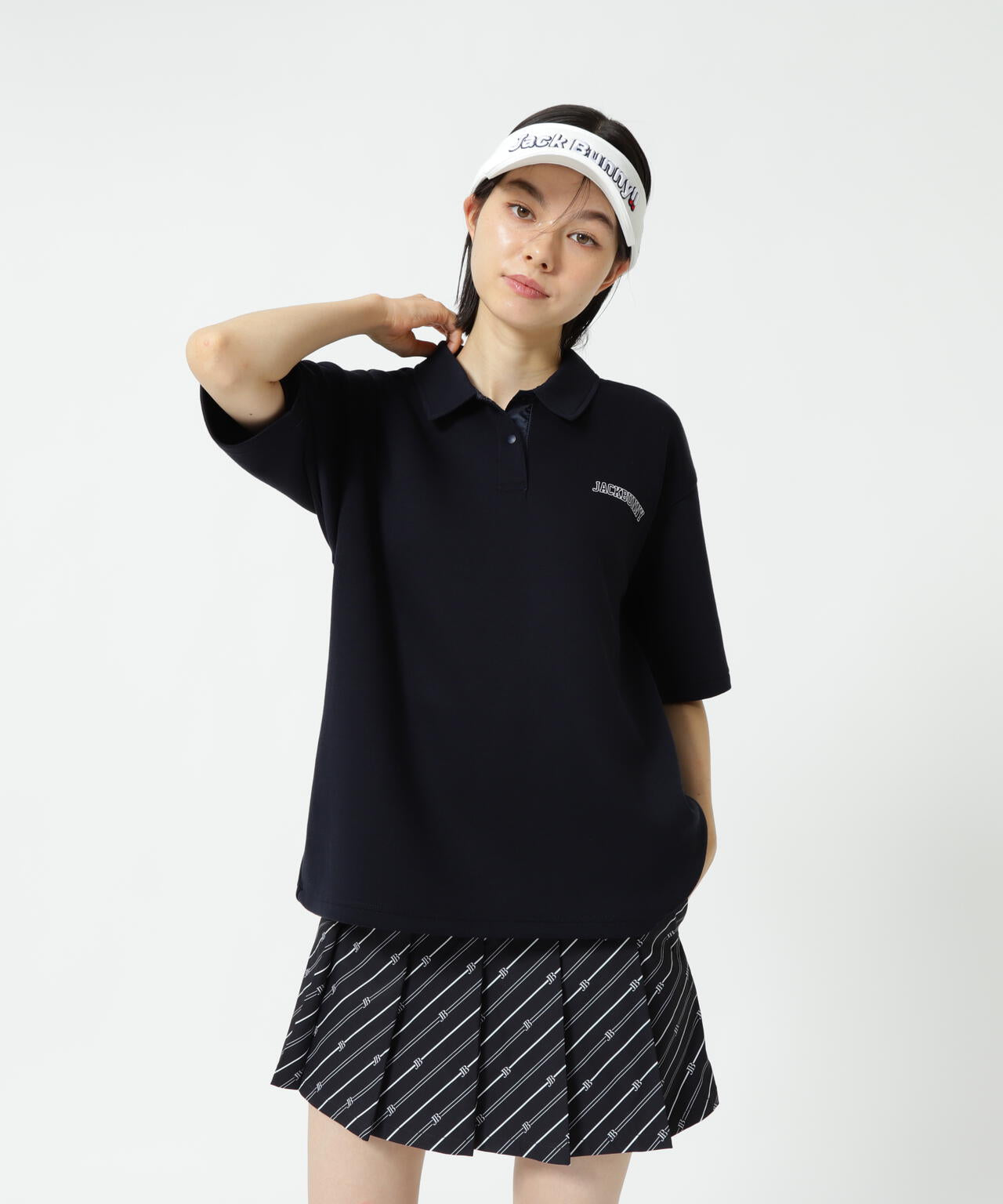 T/Rダンボール五分袖ポロシャツ | Jack Bunny!!（ジャックバニー