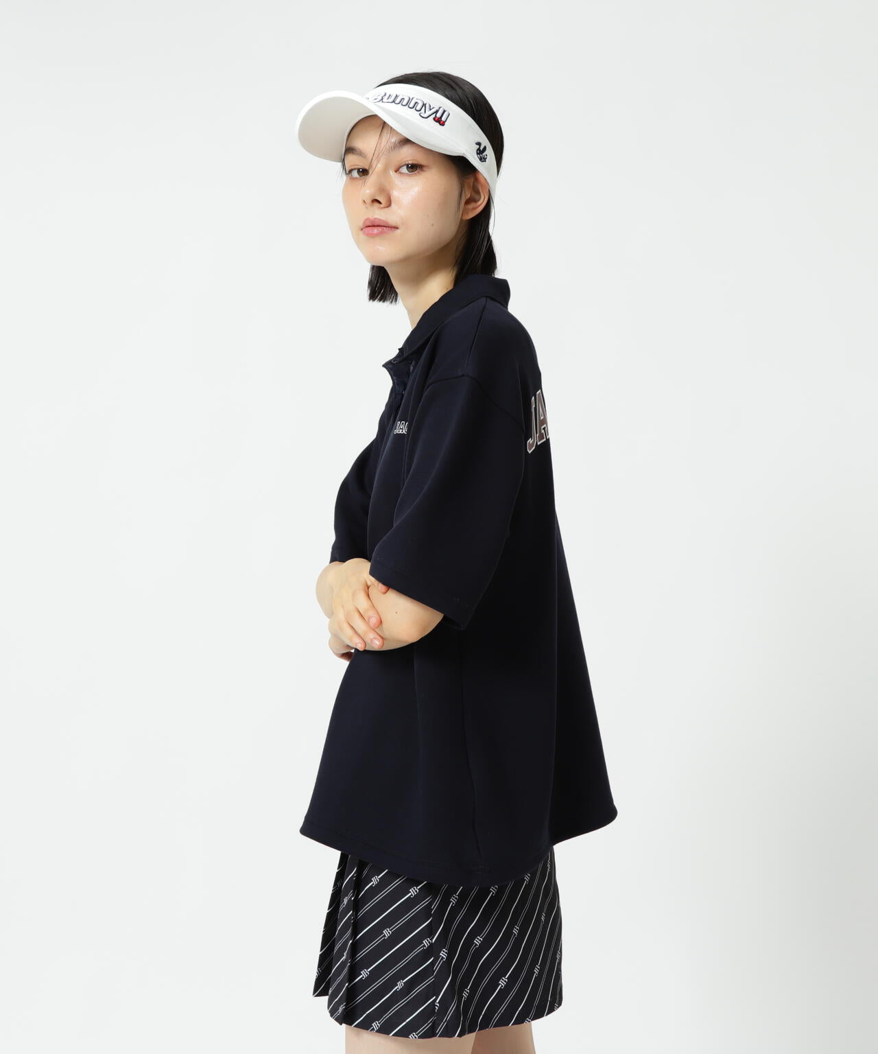 T/Rダンボール五分袖ポロシャツ