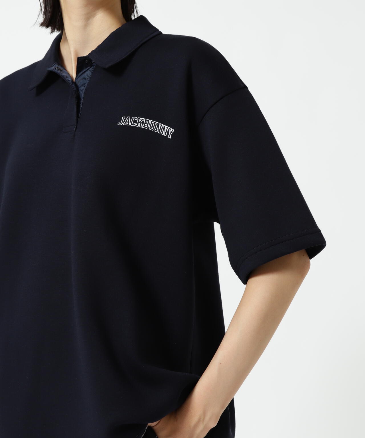 T/Rダンボール五分袖ポロシャツ