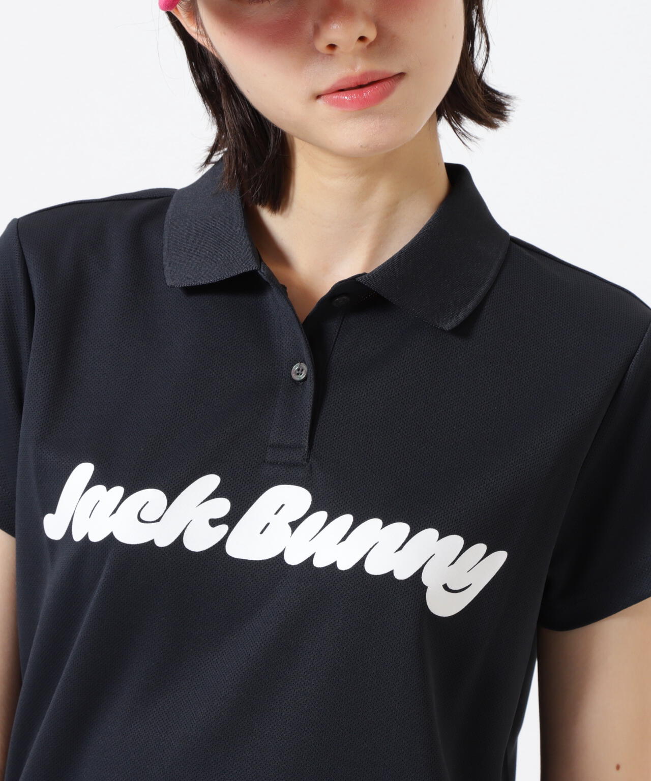 新品 Jack Bunny!! プライムフレックスドビー半袖ポロシャツ 現行品 Jack Bunny!!｜プライムフレックスドビー半袖ポロシャツ
