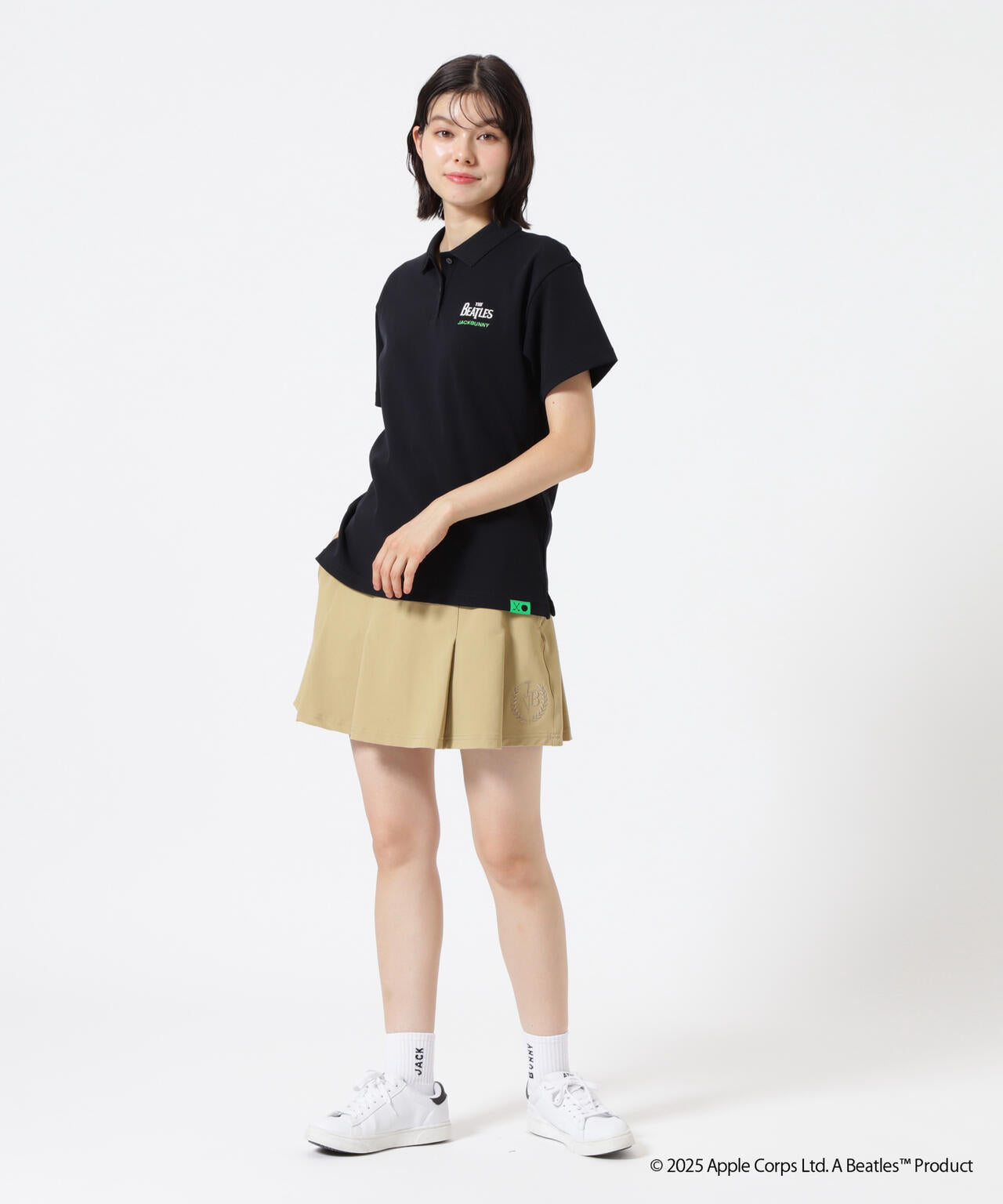【The BEATLES ×Jack Bunny!!】メッシュ天竺 半袖ポロシャツ