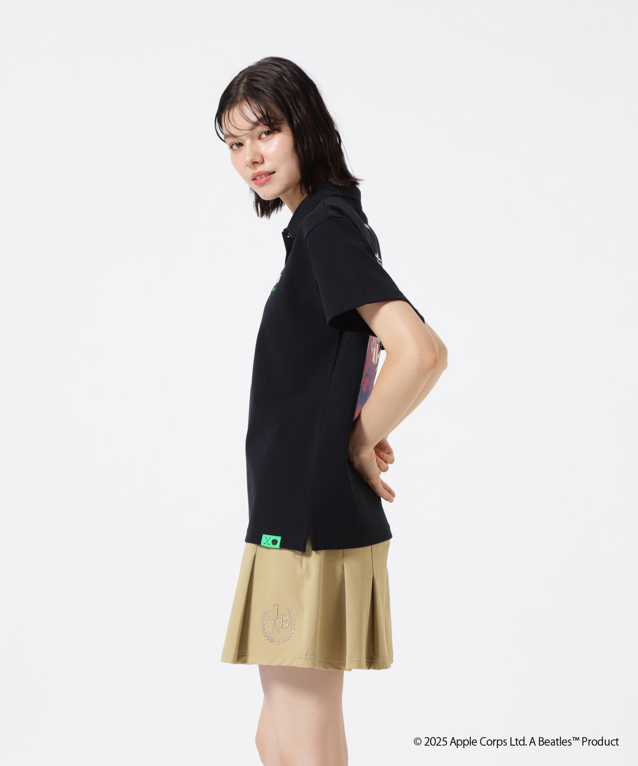 【The BEATLES ×Jack Bunny!!】メッシュ天竺 半袖ポロシャツ