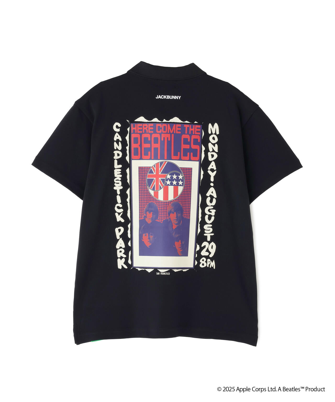 【The BEATLES ×Jack Bunny!!】メッシュ天竺 半袖ポロシャツ