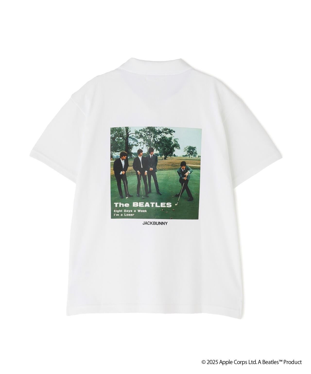 【The BEATLES ×Jack Bunny!!】メッシュ天竺 半袖ポロシャツ