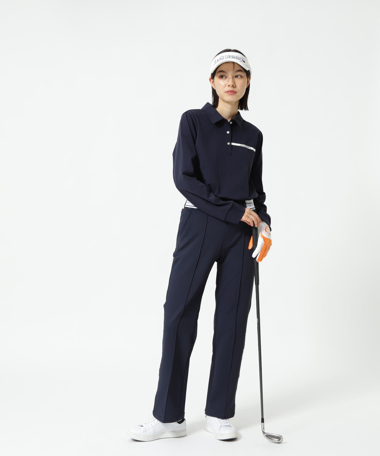 23Gスムース長袖ポロシャツ | Jack Bunny!!（ジャックバニー