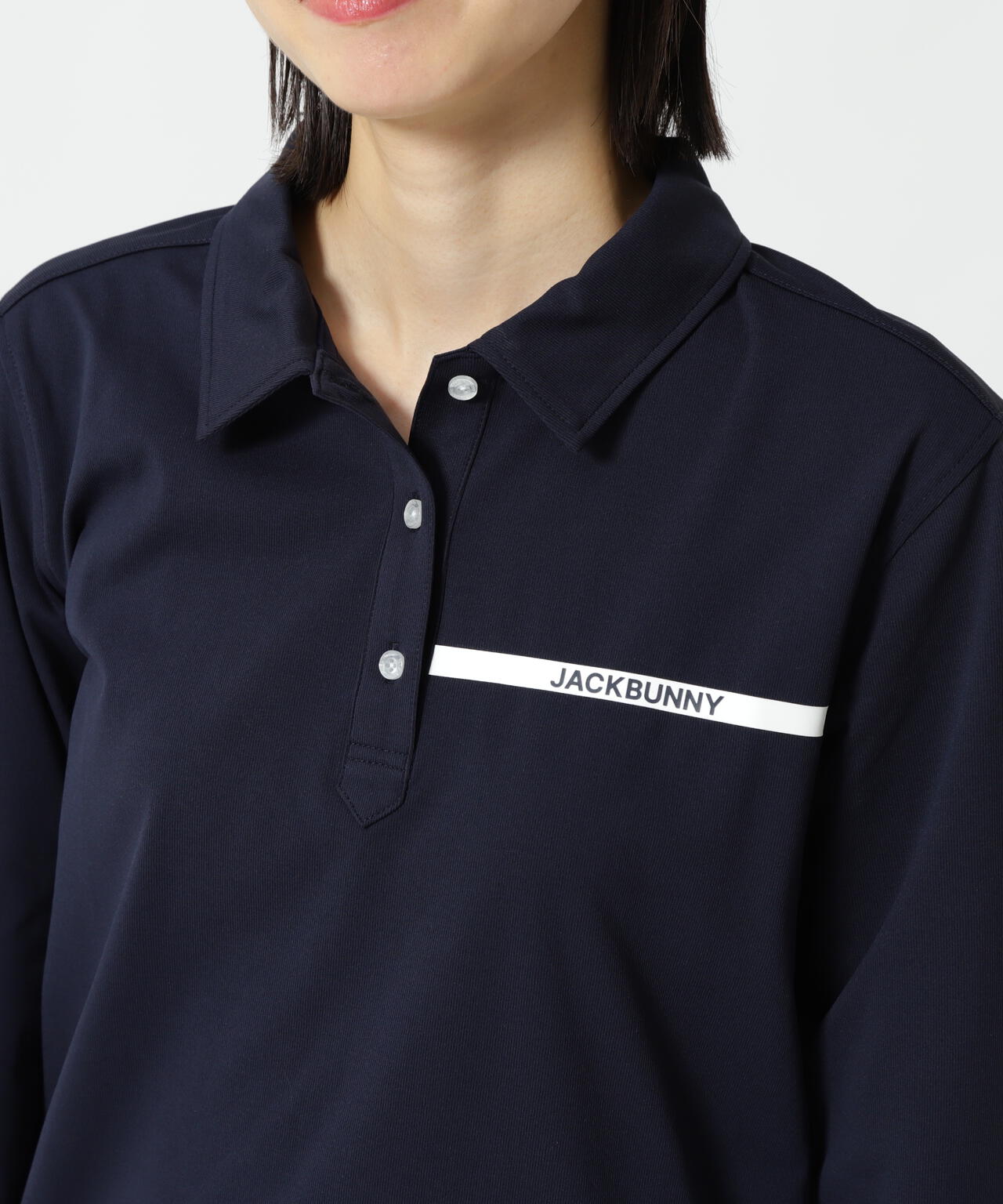 23Gスムース長袖ポロシャツ | Jack Bunny!!（ジャックバニー