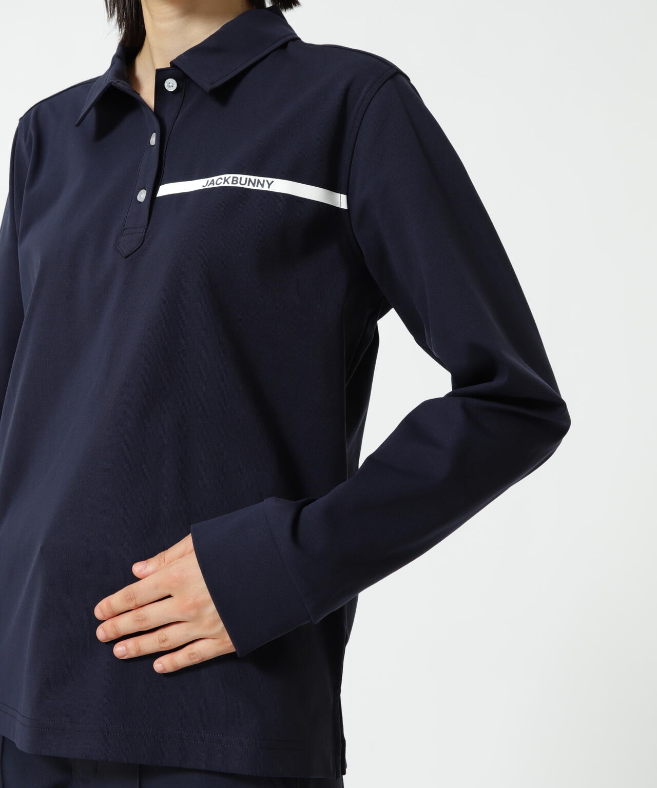 23Gスムース長袖ポロシャツ | Jack Bunny!!（ジャックバニー