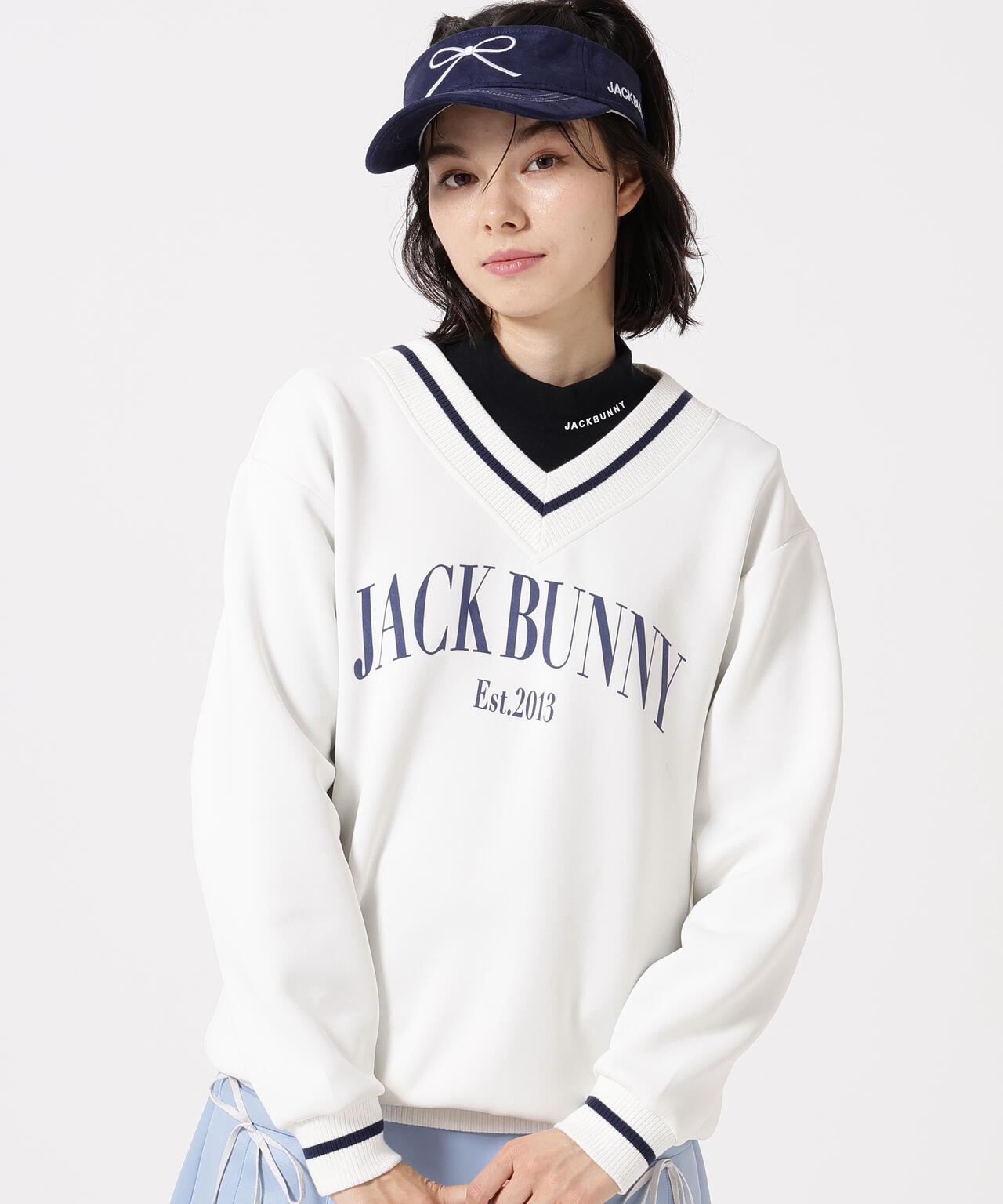 jarnnyさま専用 PEダンボール天竺 長袖Vネックスウェット | Jack Bunny