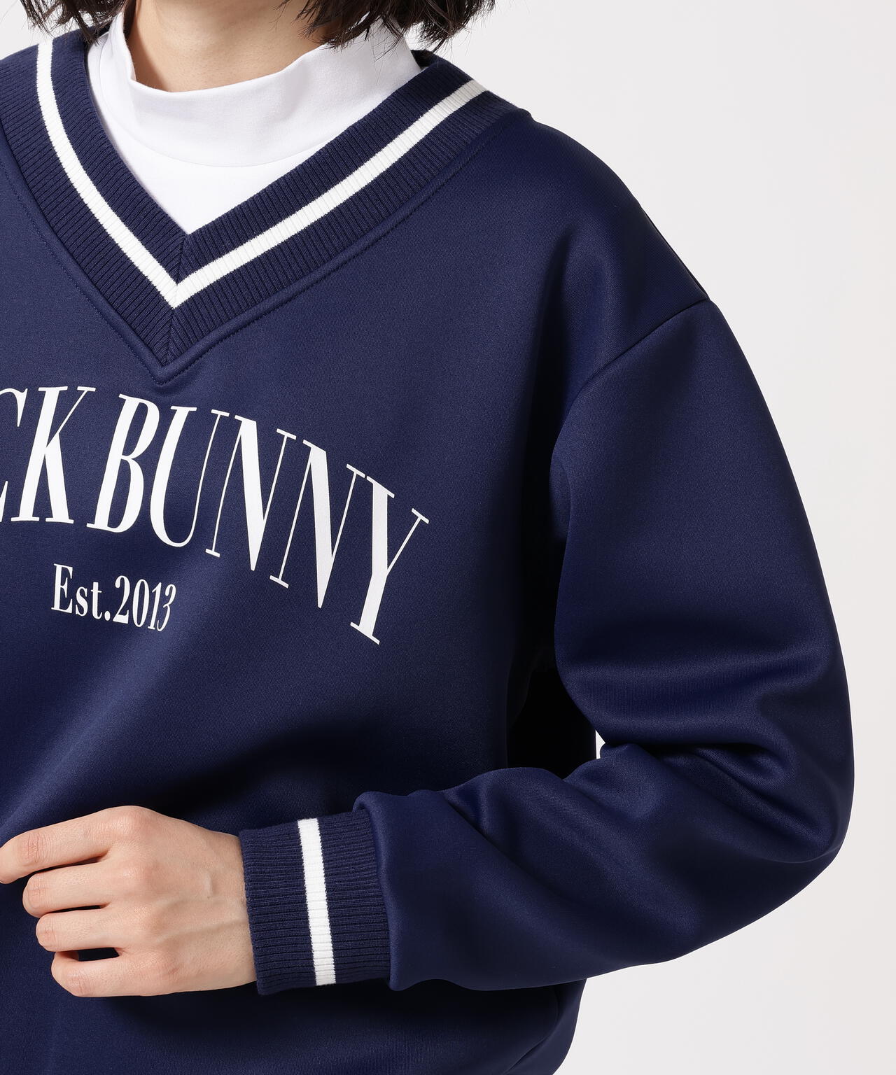 PEダンボール天竺 長袖Vネックスウェット | Jack Bunny!!（ジャック