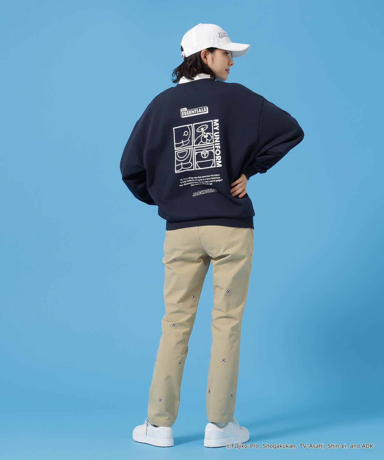 ドラえもん】T/C裏毛長袖クルーネックスウェットプルオーバー | Jack