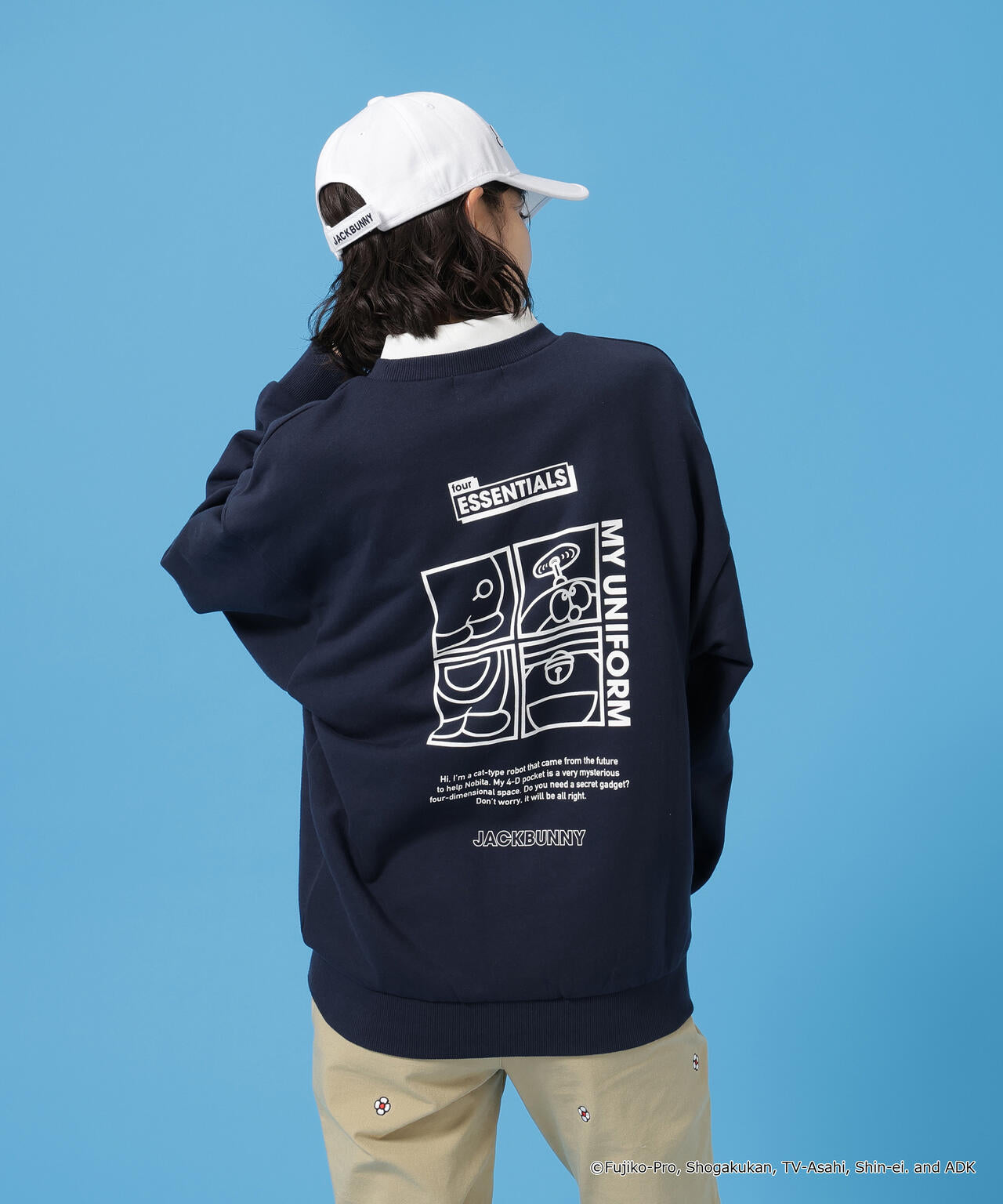 ドラえもん】T/C裏毛長袖クルーネックスウェットプルオーバー | Jack