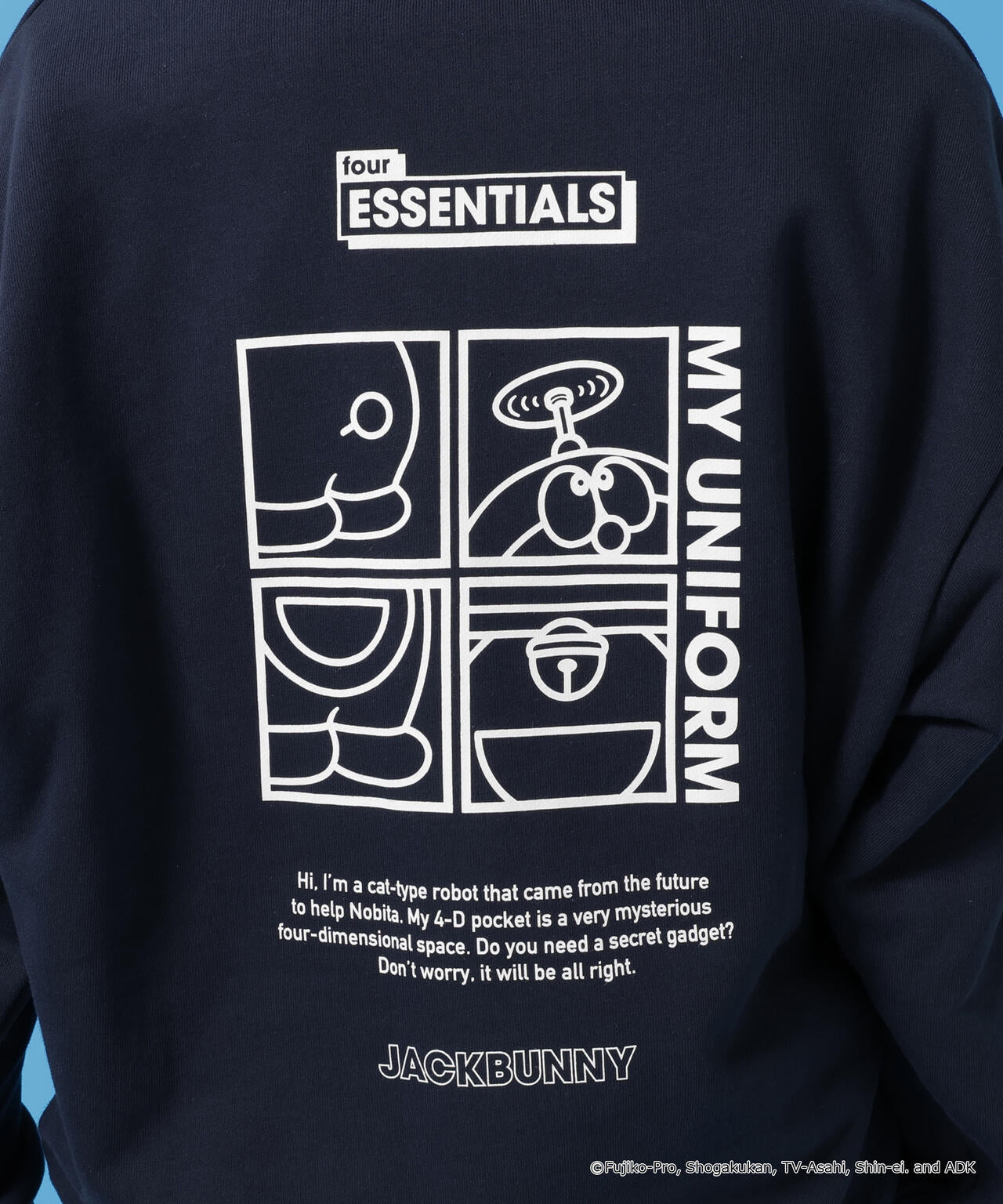 ドラえもん】T/C裏毛長袖クルーネックスウェットプルオーバー | Jack