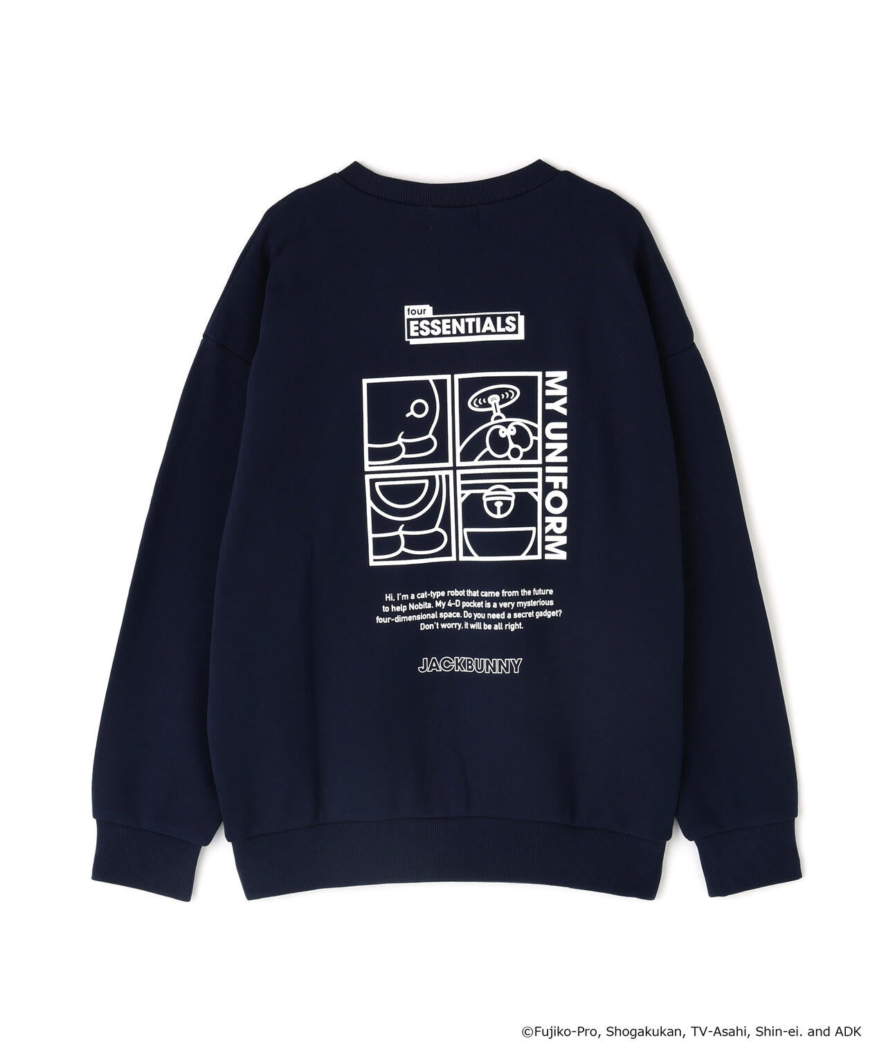 ドラえもん】T/C裏毛長袖クルーネックスウェットプルオーバー | Jack