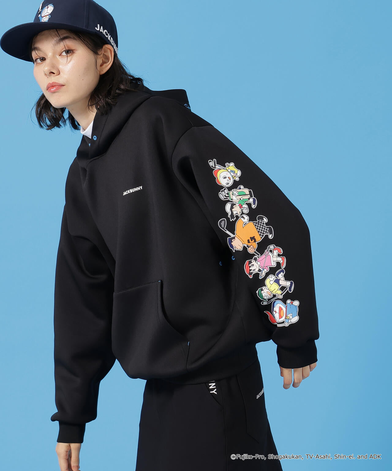 ドラえもん】【公式オンライン限定】集合アートフーディプルオーバー