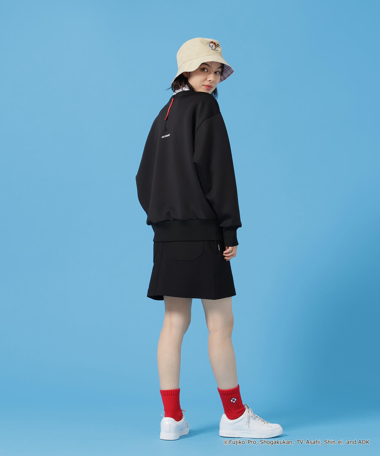 【ドラえもん】【直営店舗&公式オンライン限定】クルーネックダンボールスウェットプルオーバー