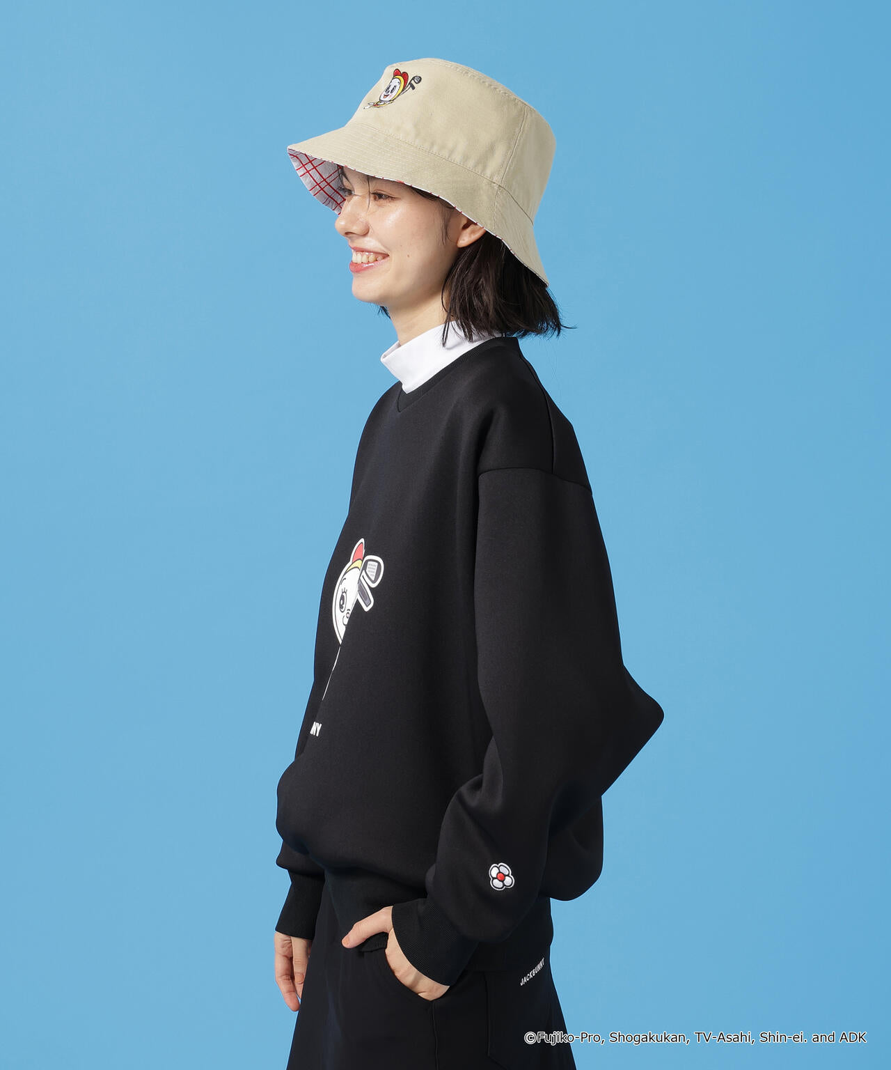 【ドラえもん】【直営店舗&公式オンライン限定】クルーネックダンボールスウェットプルオーバー